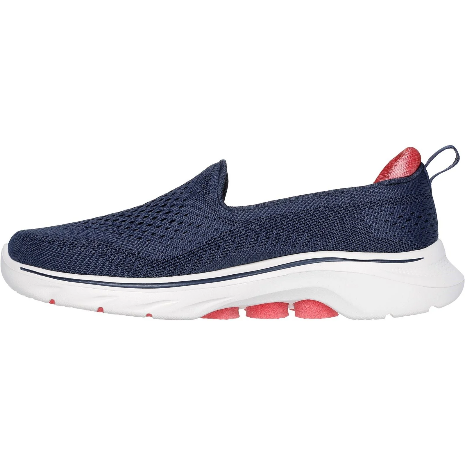 Skechers Women's GO WALK 7 - Vina Shoe in Navy/Coral - Image 4