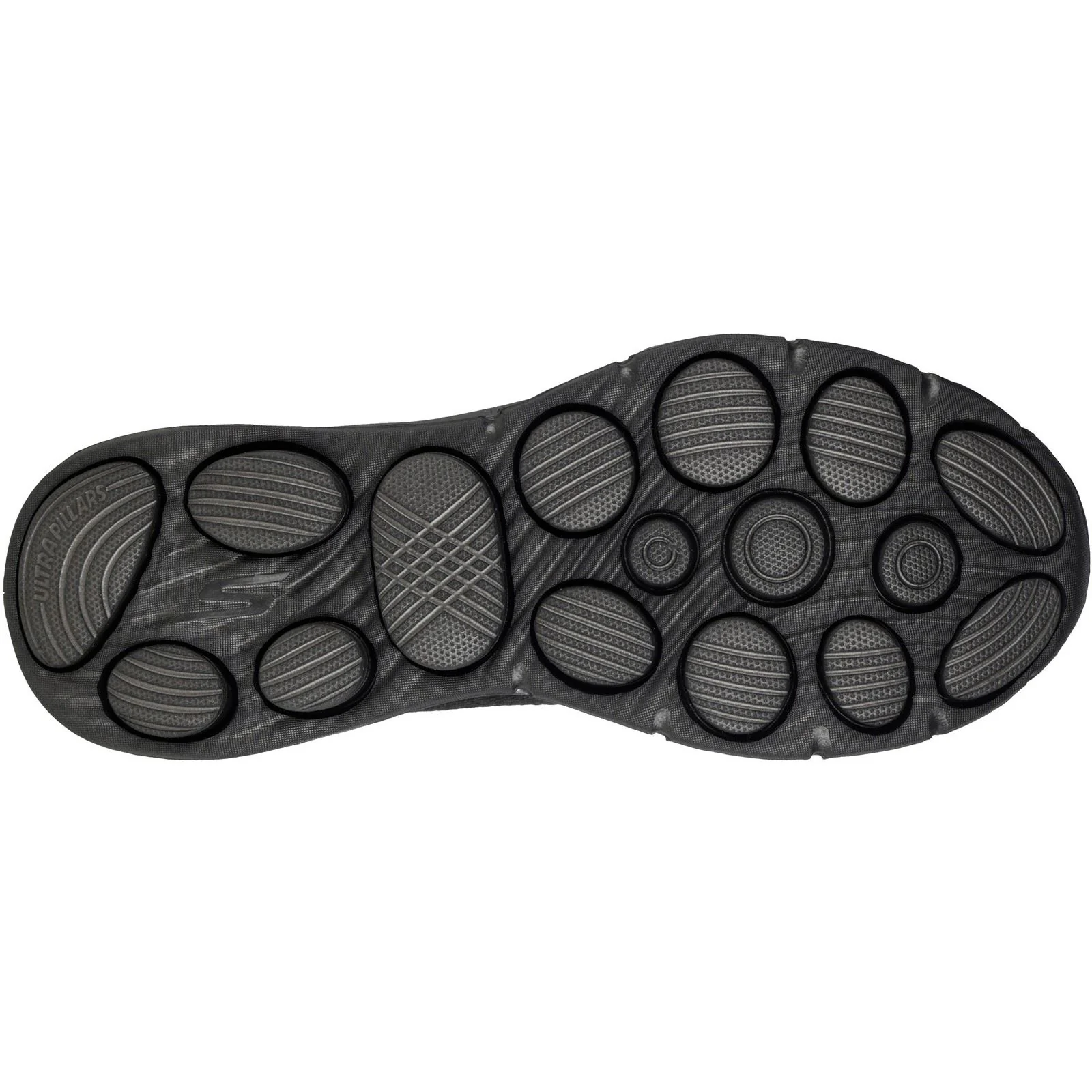 Skechers Go Walk 8 Pelayo Textile Men's Black Trainers - Image 2