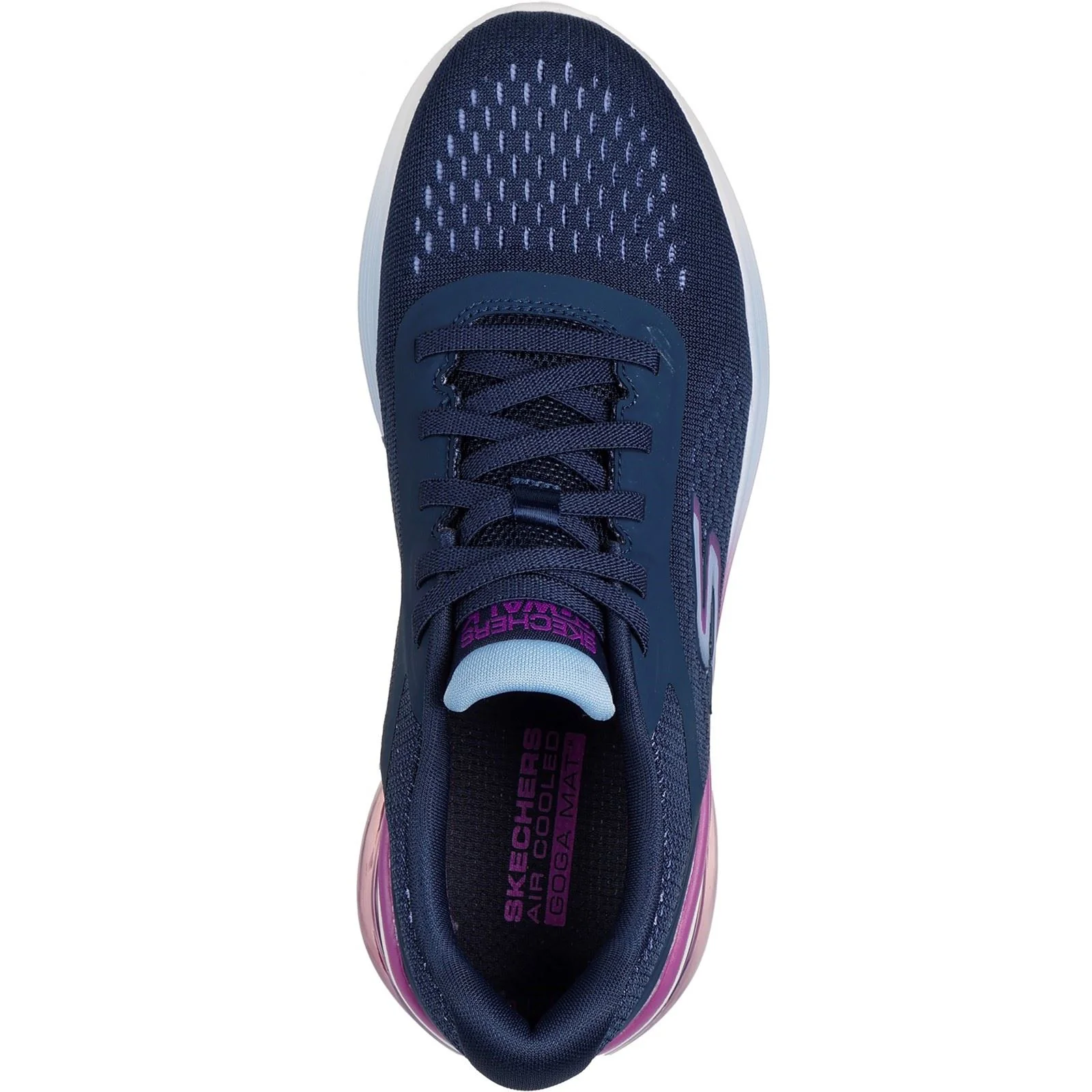 Skechers Women's Go Walk Air 3.0 Trainers in Navy/Purple - Image 3