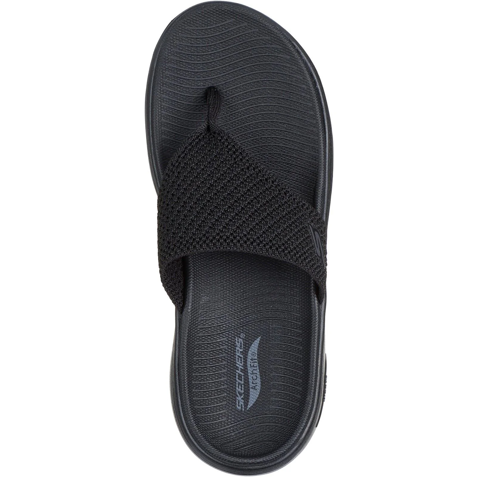 Skechers Go Walk Arch Fit 2.0 Polyester Women's Black Sandals - Image 3