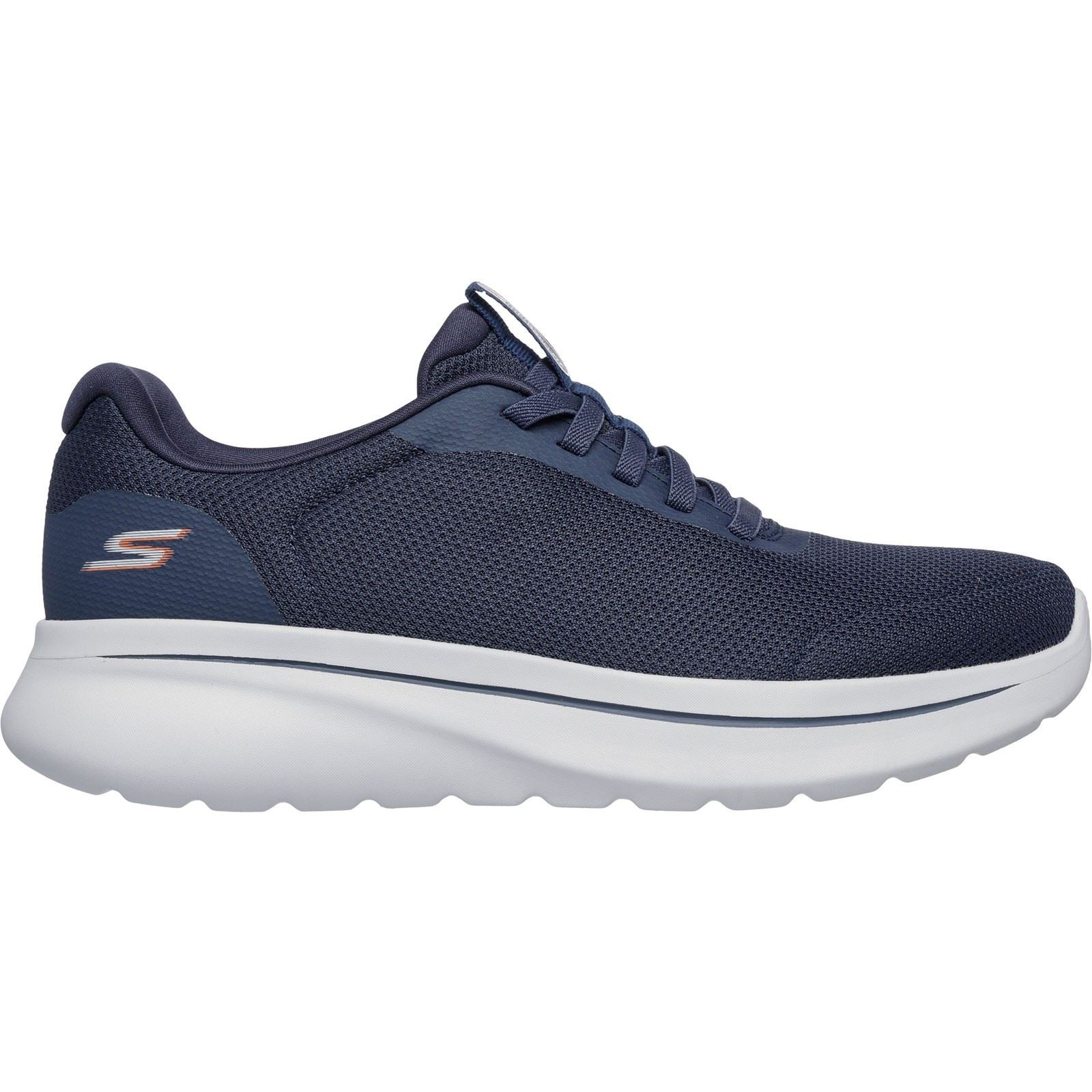 Skechers Go Walk Arch Fit N-Joy Cullman Textile Men's Navy Trainers - Image 2