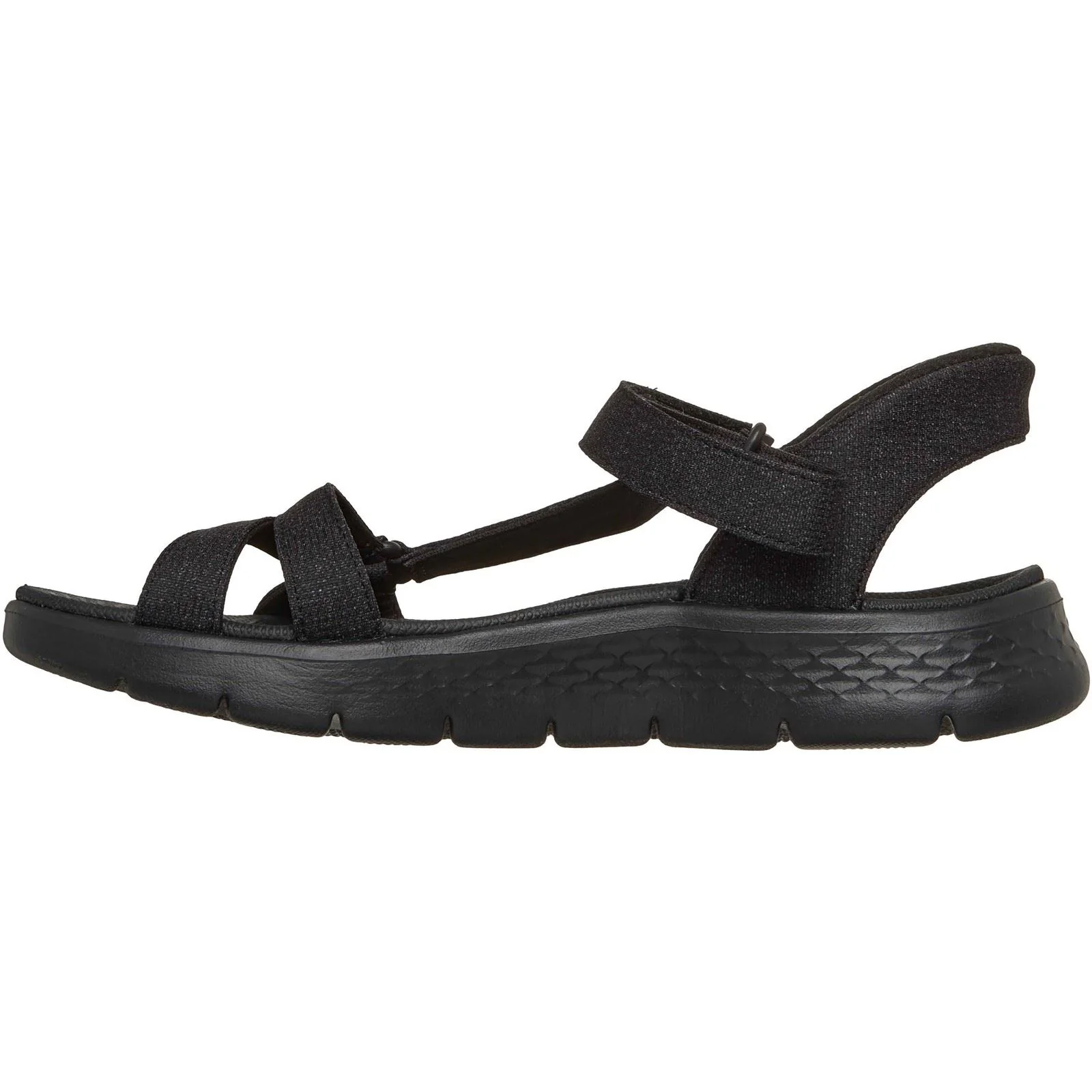 Skechers GO WALK Flex Illuminate Textile Women's Black Standard Sandals - Image 4