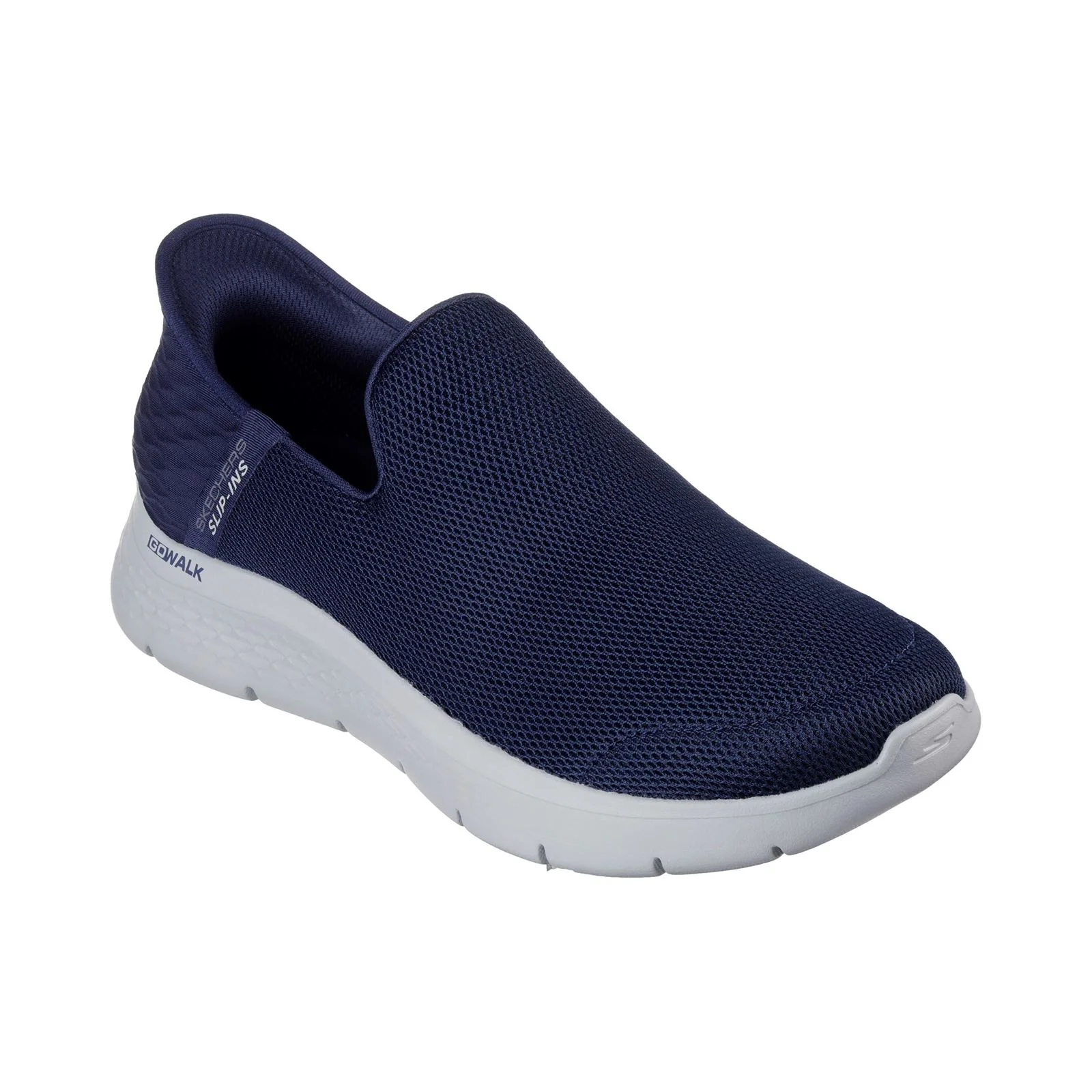 Skechers Men's Go Walk Flex No Hands Shoes in Navy - Image 6
