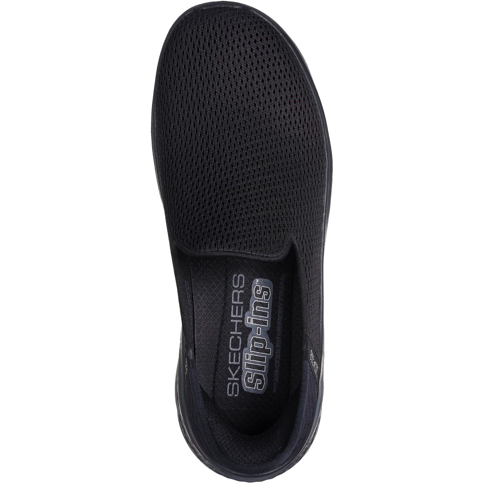 Skechers Women's Go Walk Flex Relish Trainer in Black - Image 3