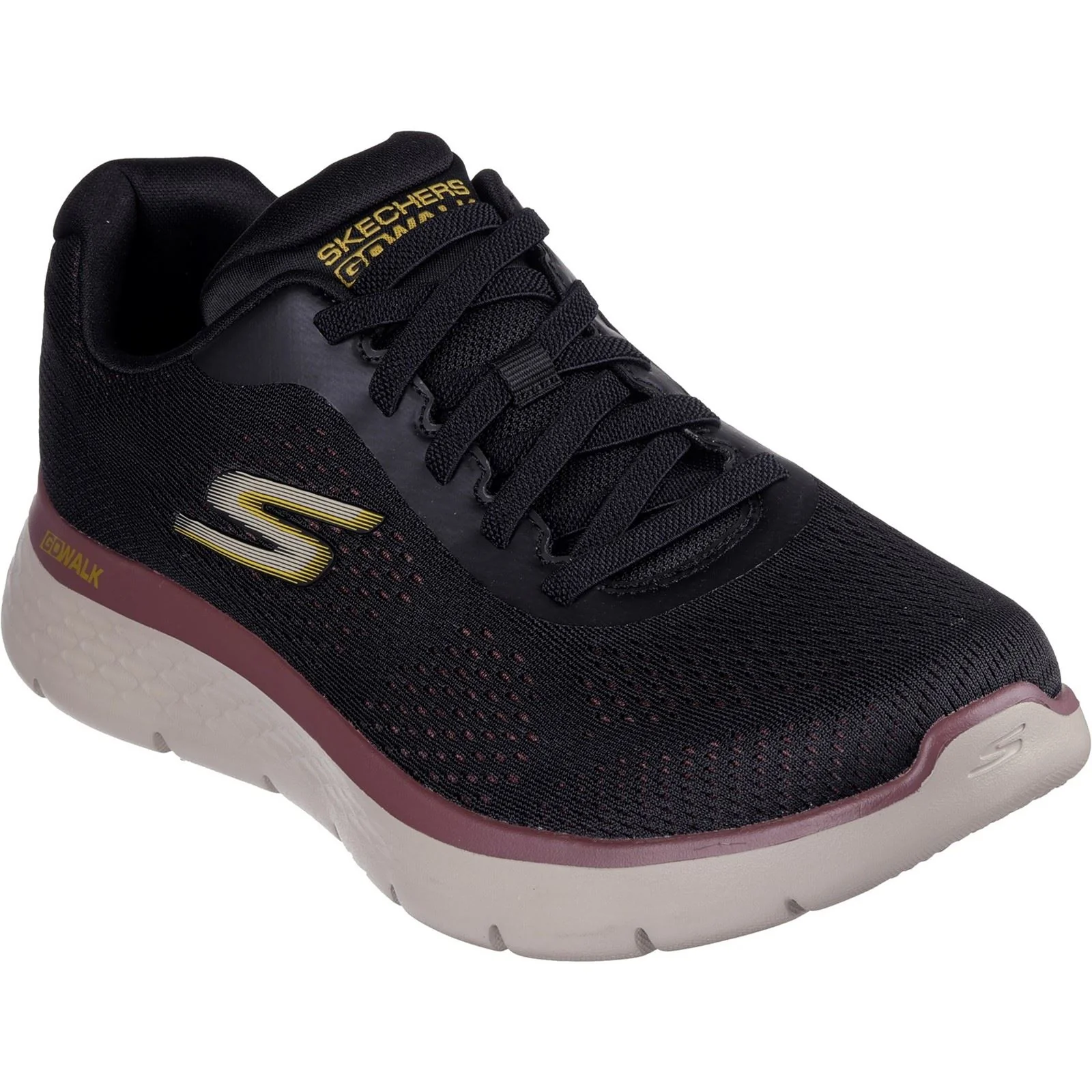 Skechers Men's GO WALK Flex Trainer in Black/Multi