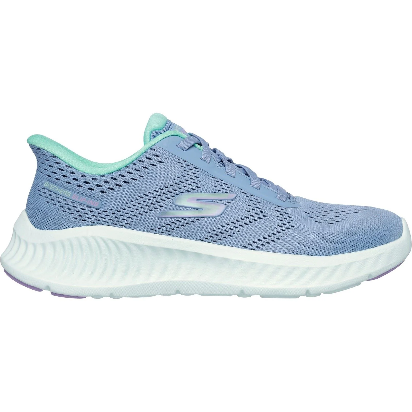 Skechers Women's Go Walk Now Khloe Trainers in Blue/Green - Image 2