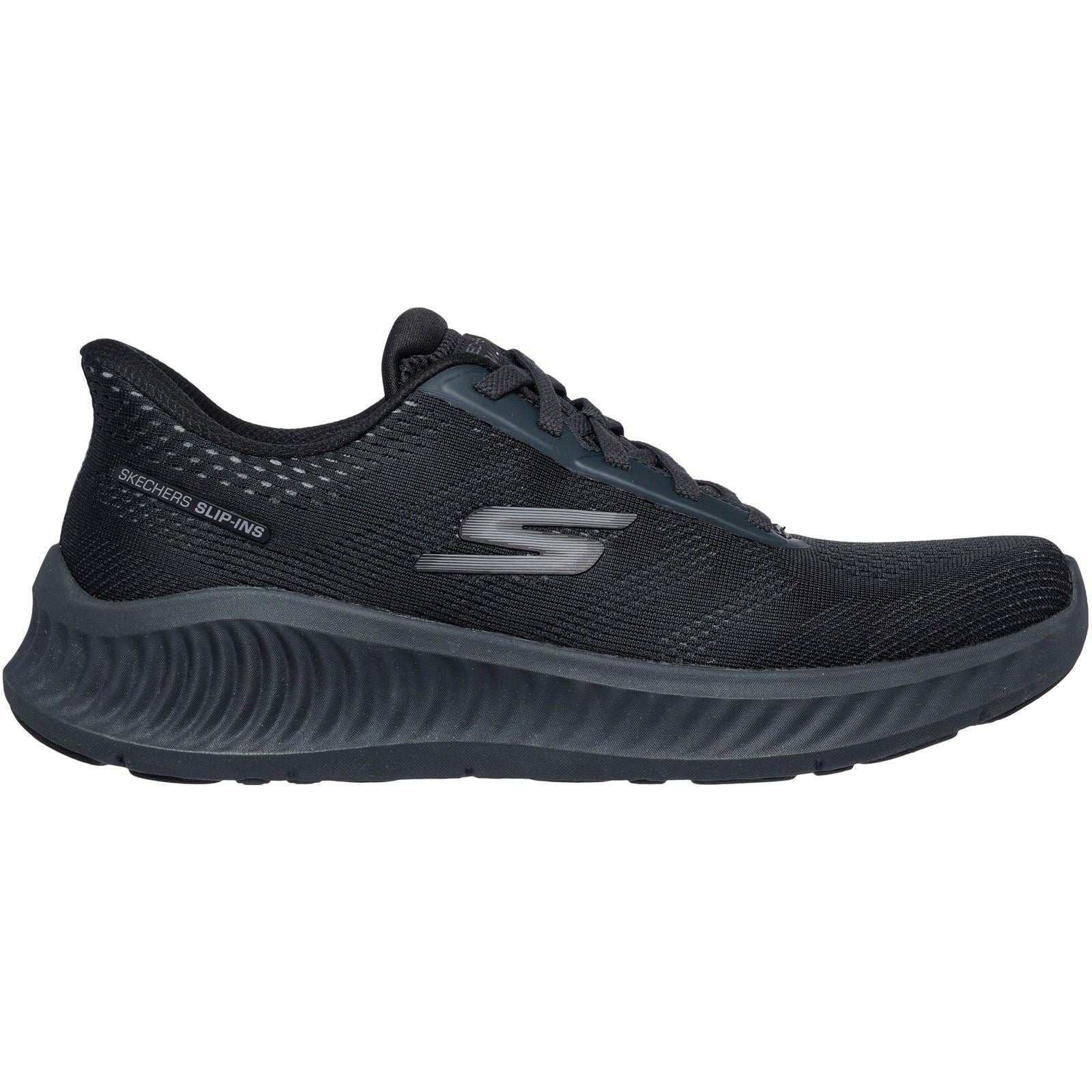 Skechers GO WALK NOW Payton Textile Men's Black Trainers - Image 5