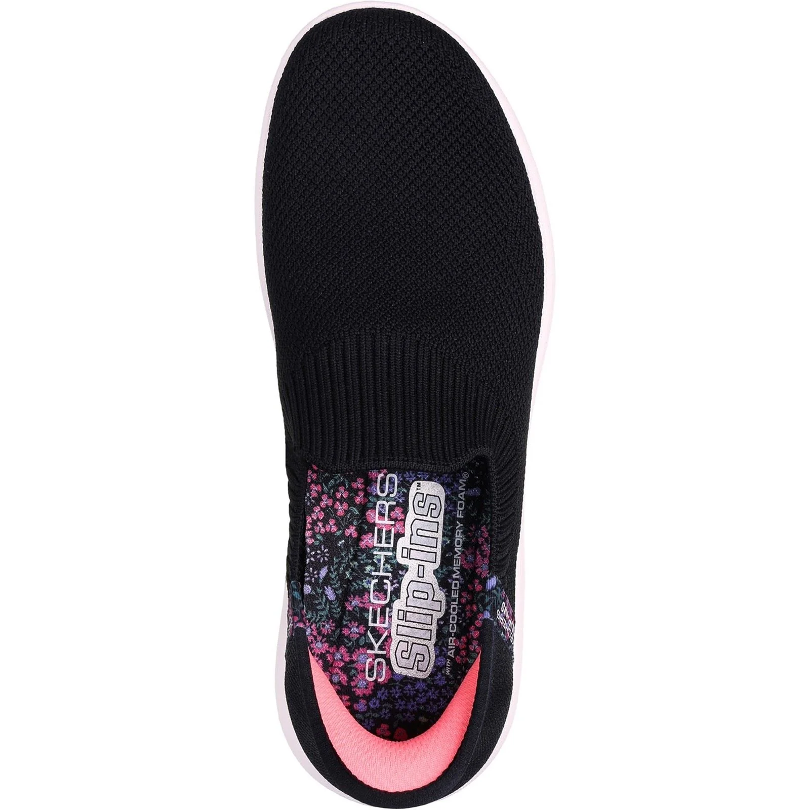 Skechers Women's GO WALK Travel Tahiti Sunset Shoe in Black - Image 3