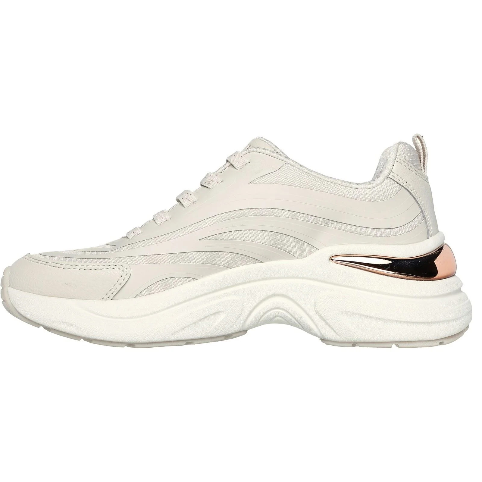 Skechers Women's Hazel Step N Flow Trainer in Natural - Image 4