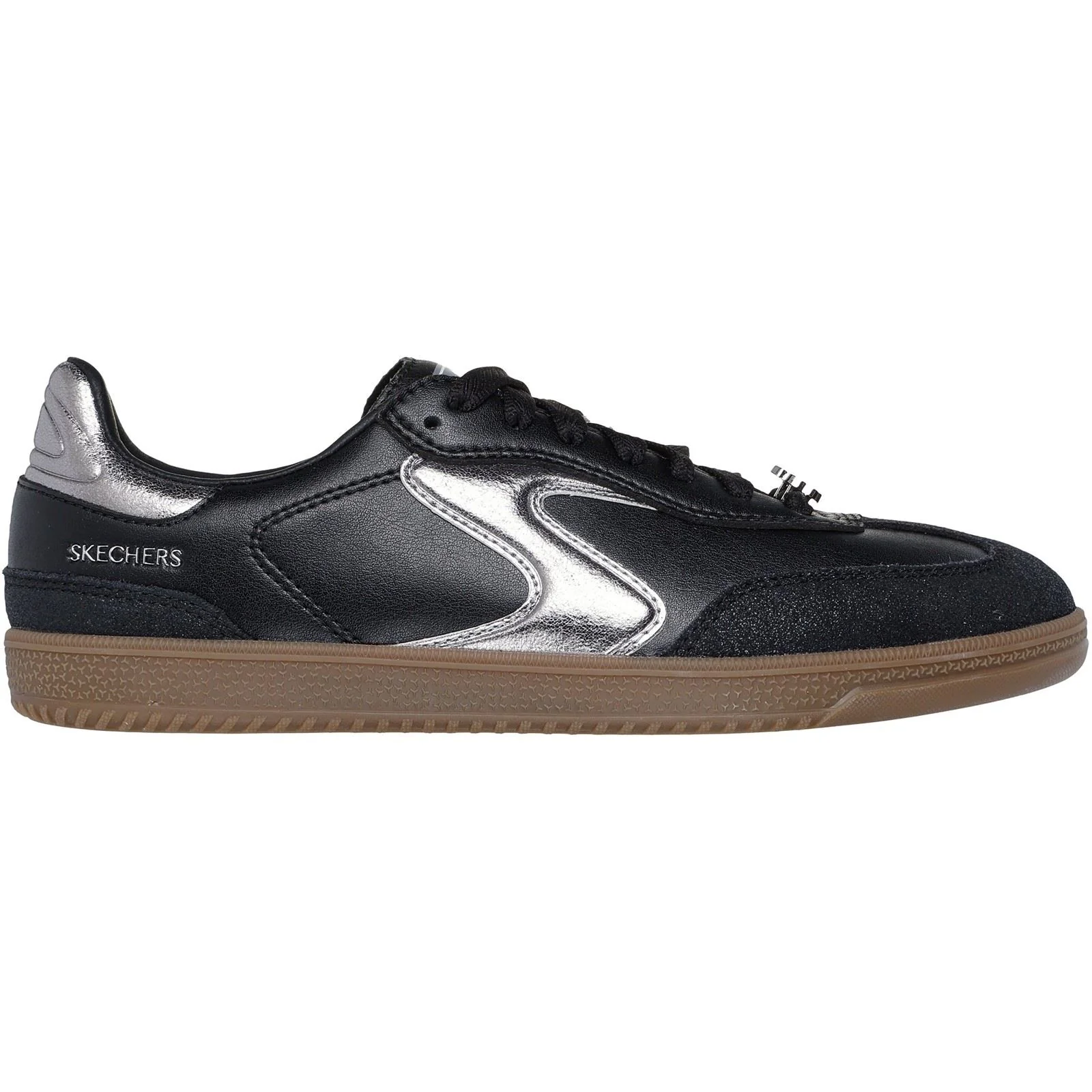 Skechers Hotshot Cool Glow Women's Black/Silver Trainers - Image 6
