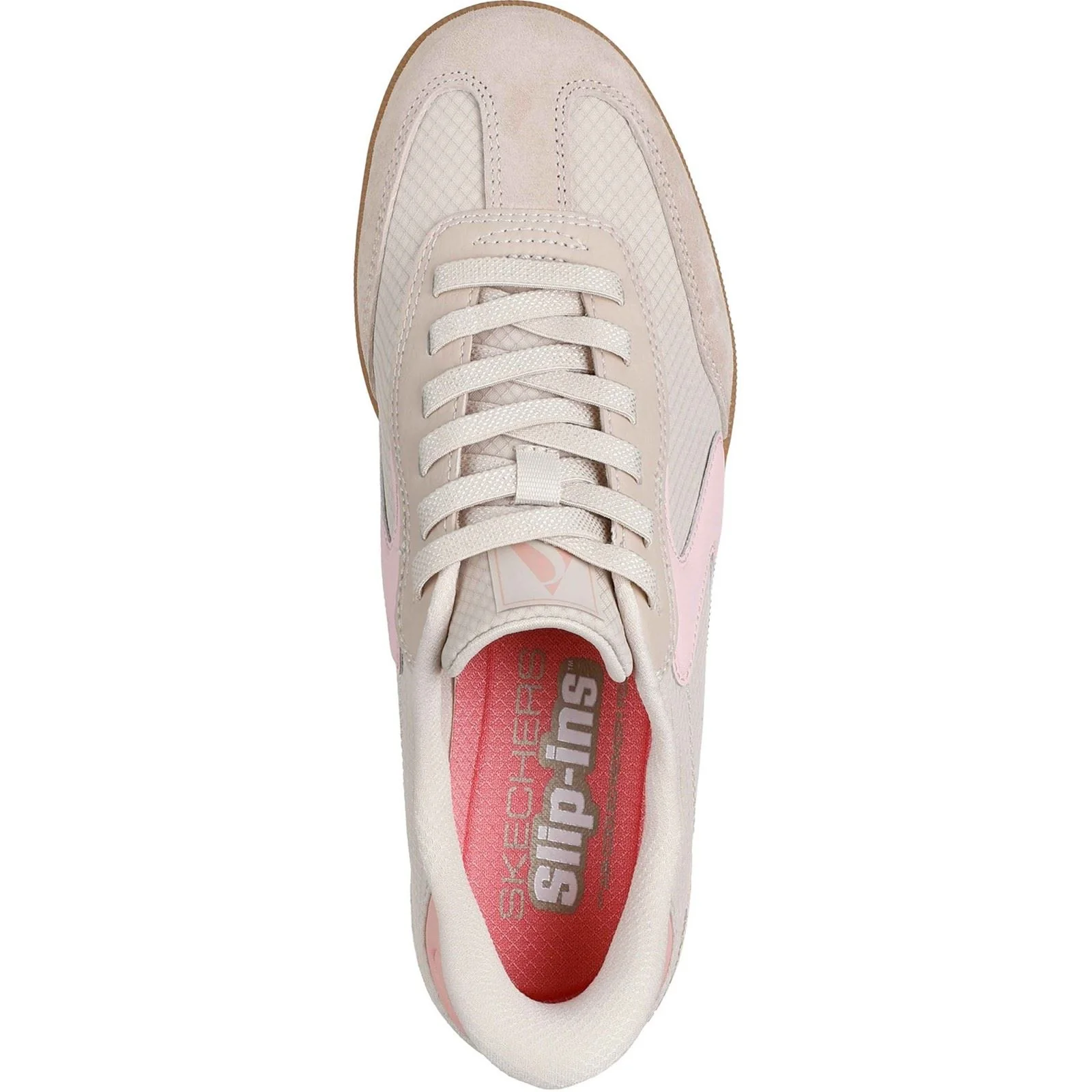 Skechers Hotshot - Everyday Ease Textile Women's Natural/Pink Standard Trainers - Image 3
