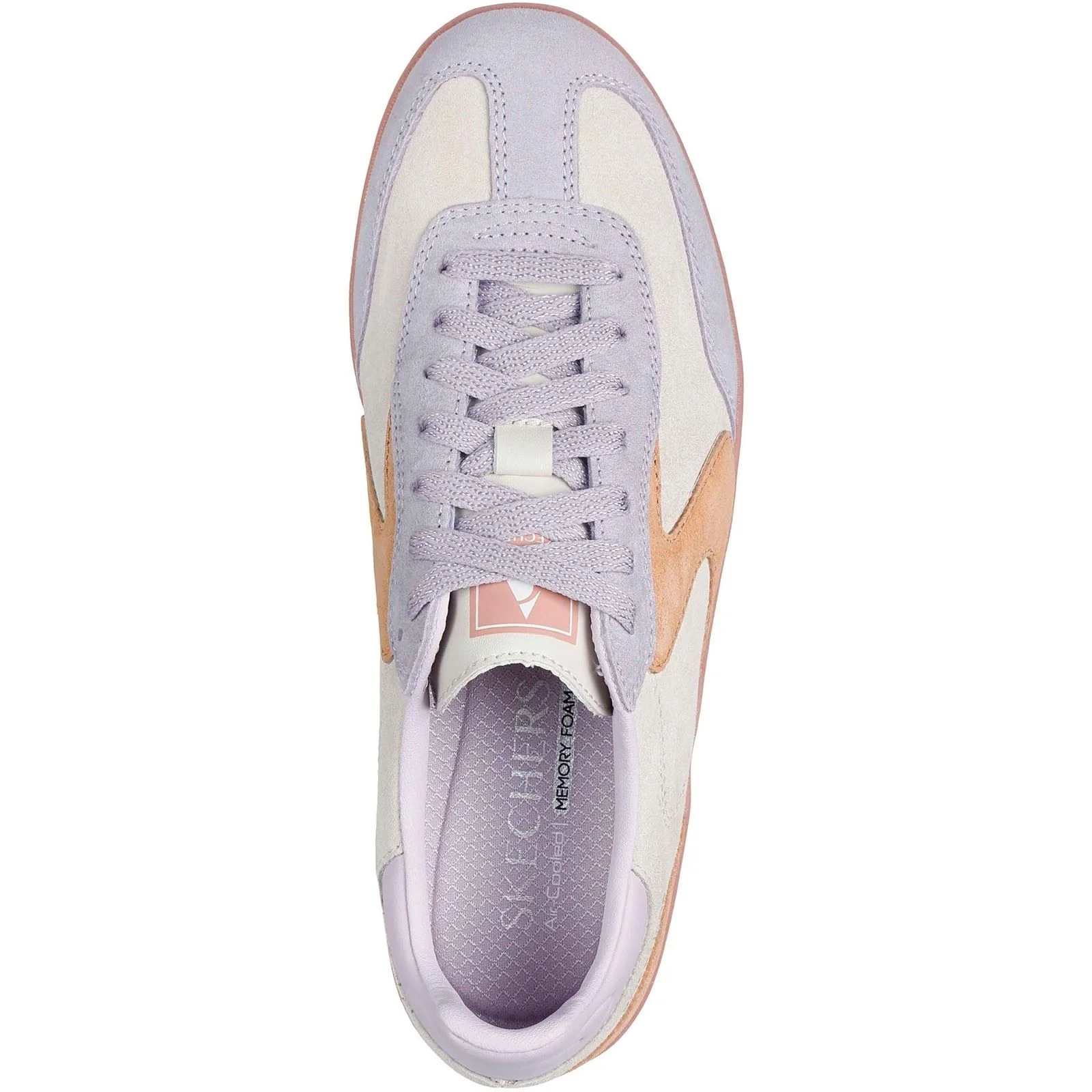 Skechers Hotshot For The Win Leather Women's Natural/Multi Standard Trainers - Image 3