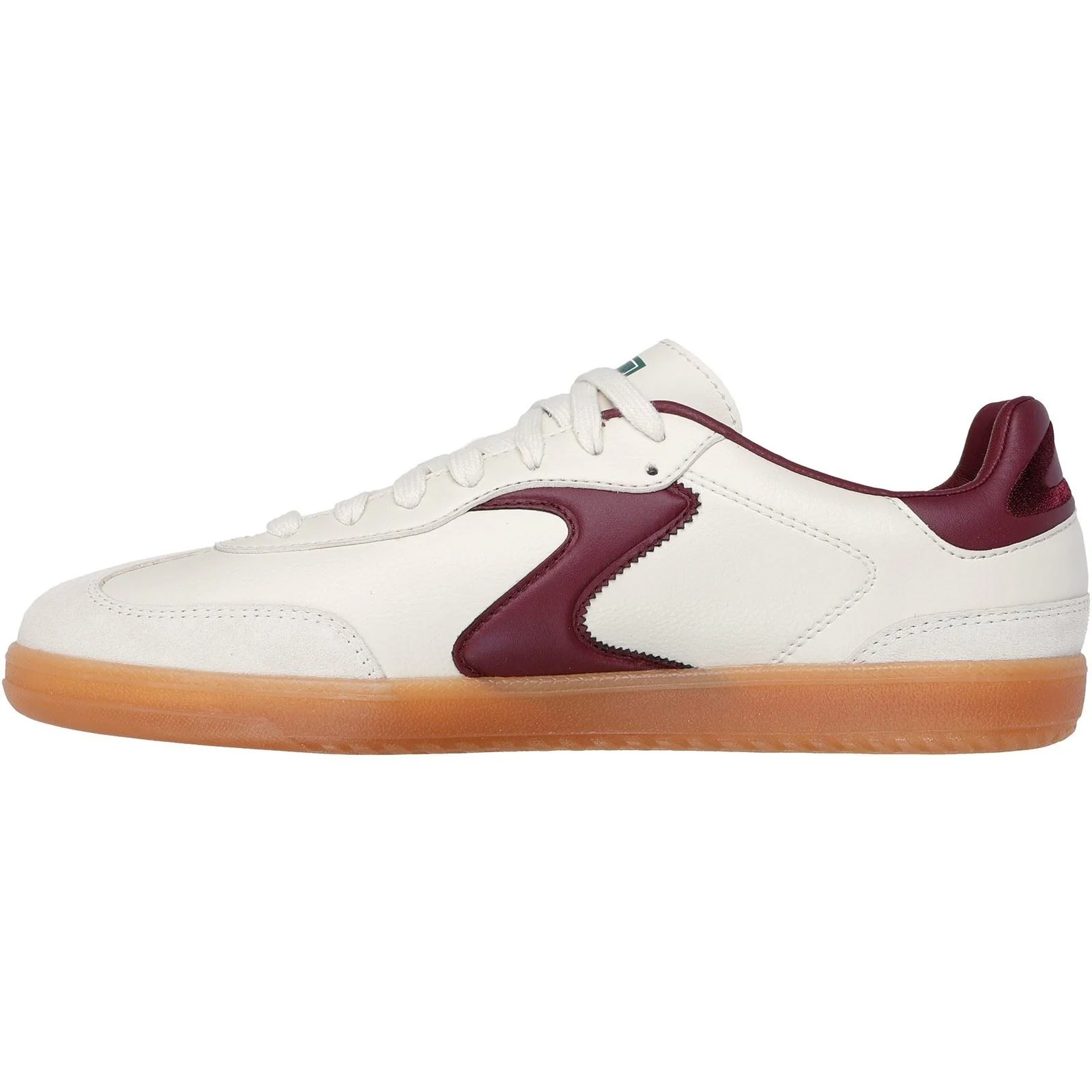 Skechers Men's Hotshot Pyke Trainer in Natural/Burgundy - Image 4