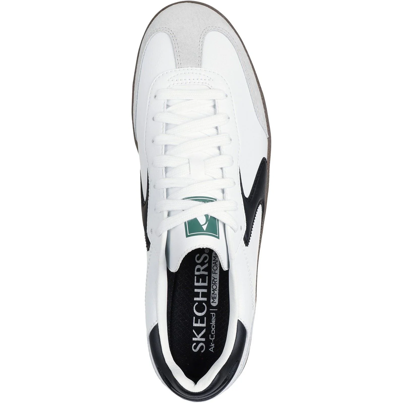 Skechers Men's Hotshot Pyke Trainer in White/Black - Image 3