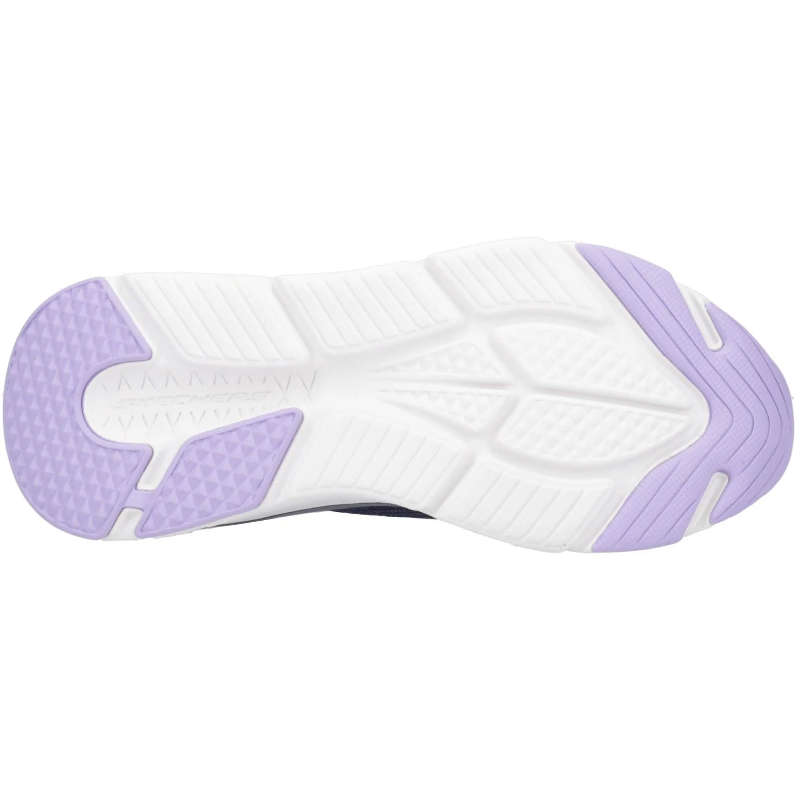 Skechers Women's Max Cushioning - Smooth Shoe in Navy/Lavender - Image 3
