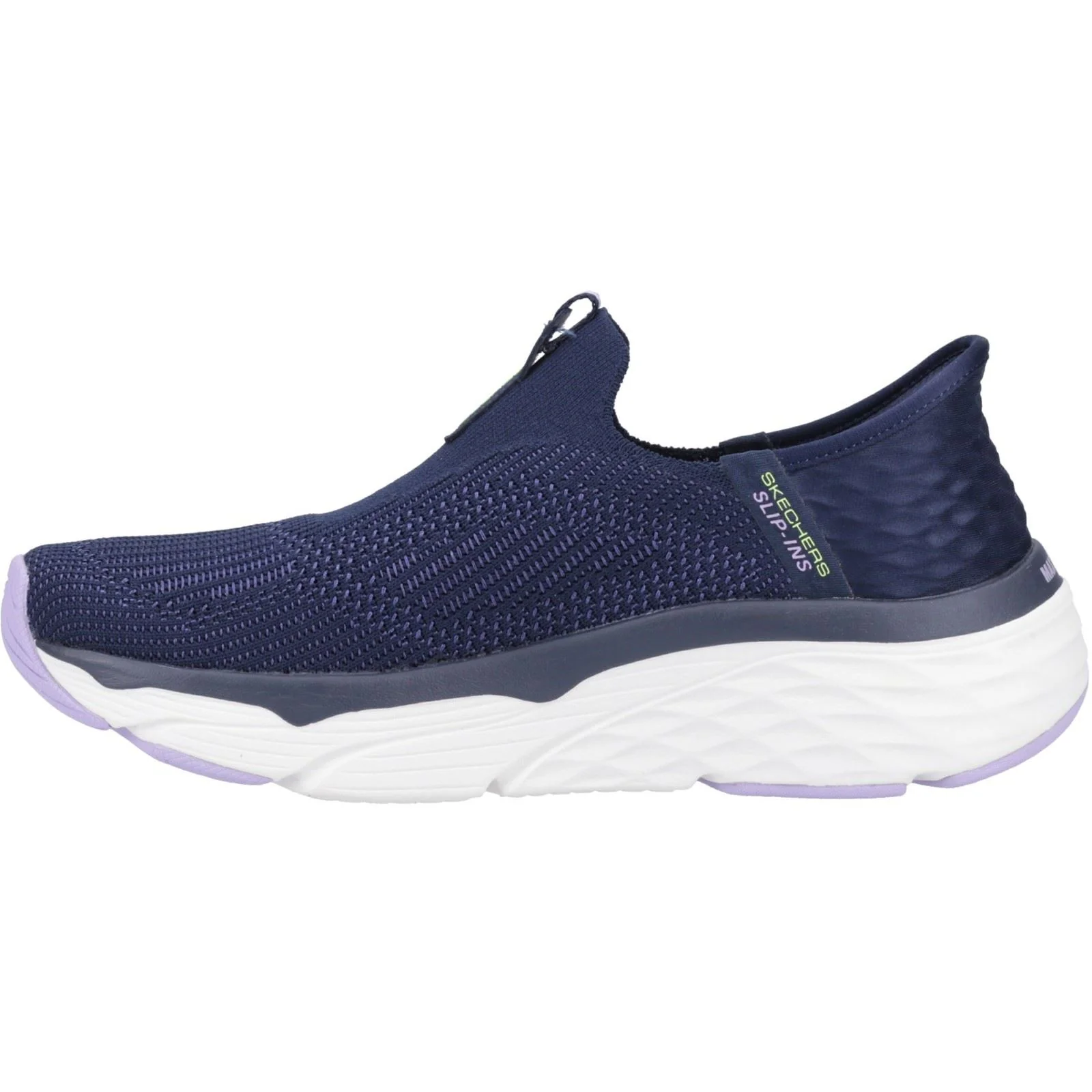 Skechers Women's Max Cushioning - Smooth Shoe in Navy/Lavender - Image 5