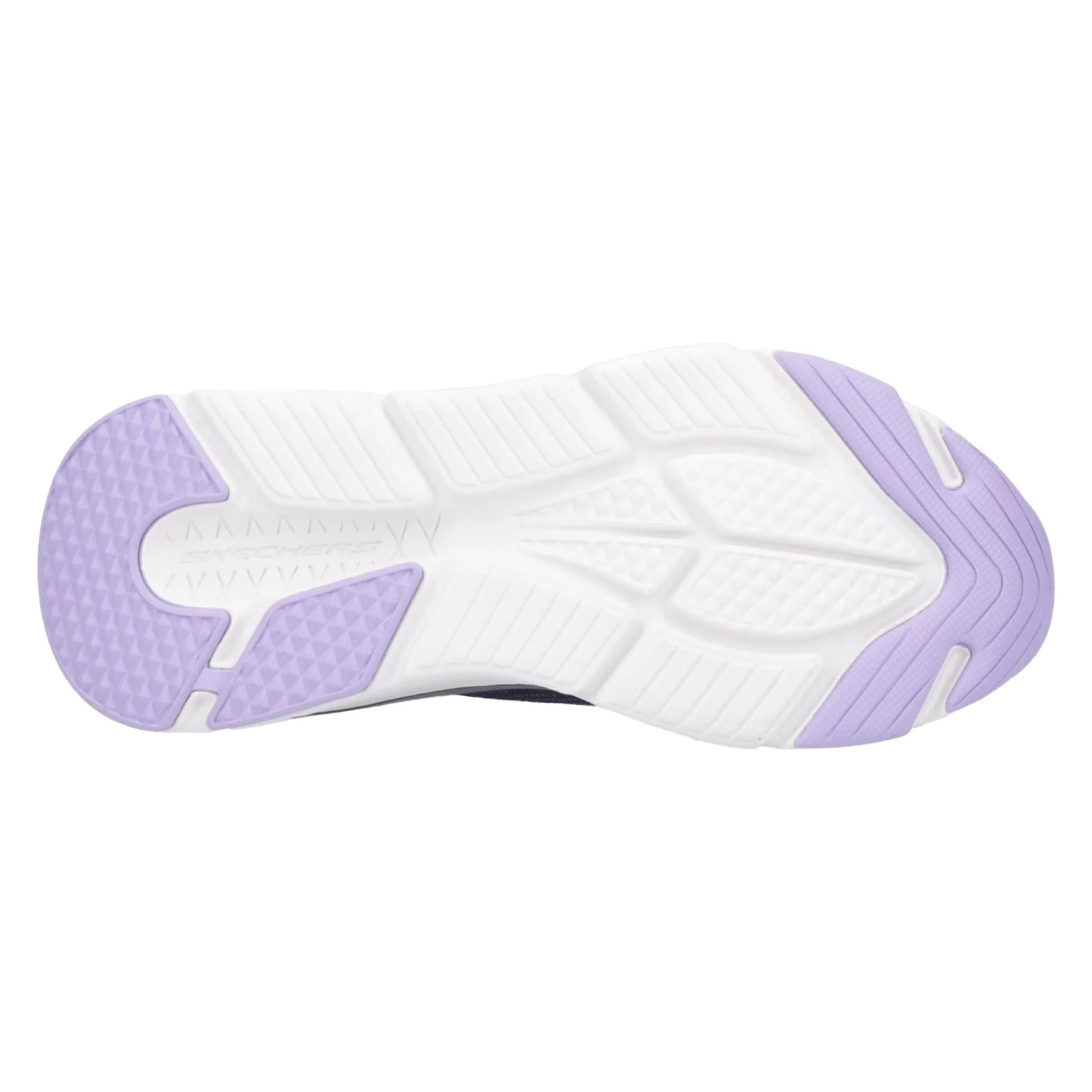 Skechers Women's Max Cushioning - Smooth Shoe in Navy/Lavender - Image 9