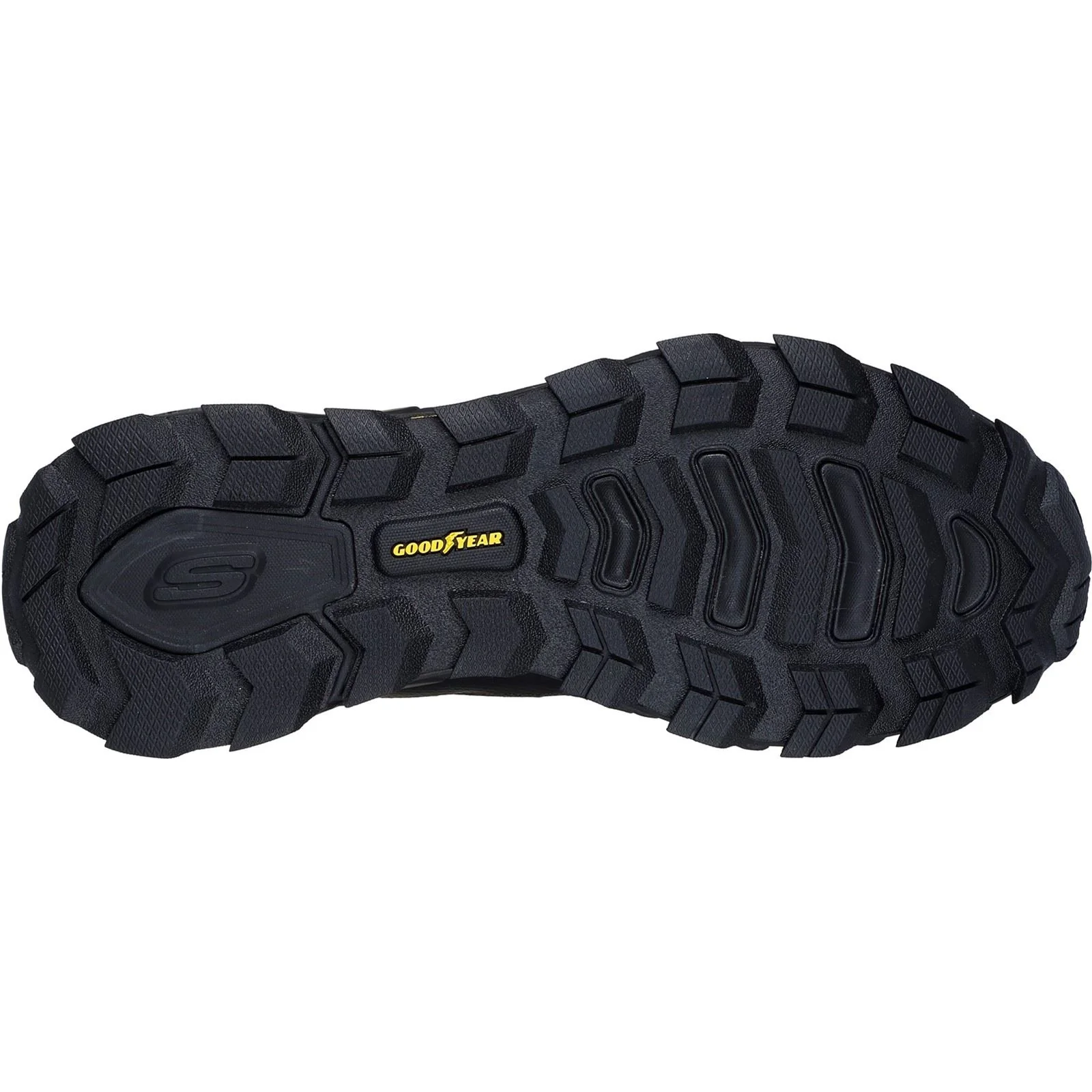 Skechers Men's Max Protect Assembly Hiking Shoes in Black - Image 2