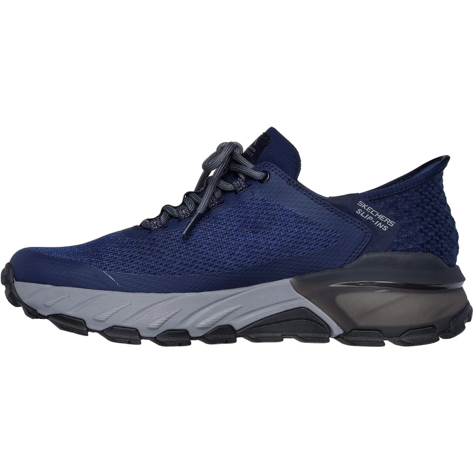 Skechers Men's Max Protect Assembly Hiking Shoes in Navy - Image 4