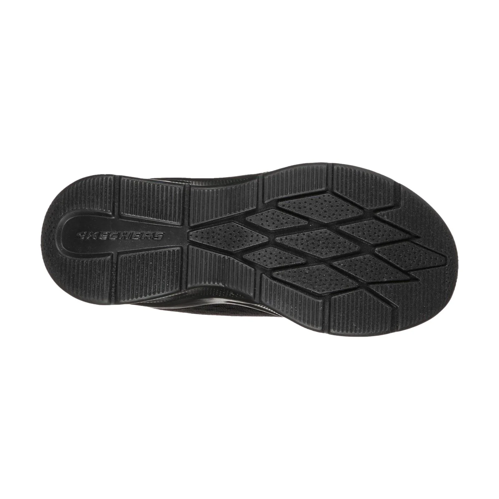 Skechers Microspec Max Synthetic Junior Black Textile & Trim Trainers - Image 9