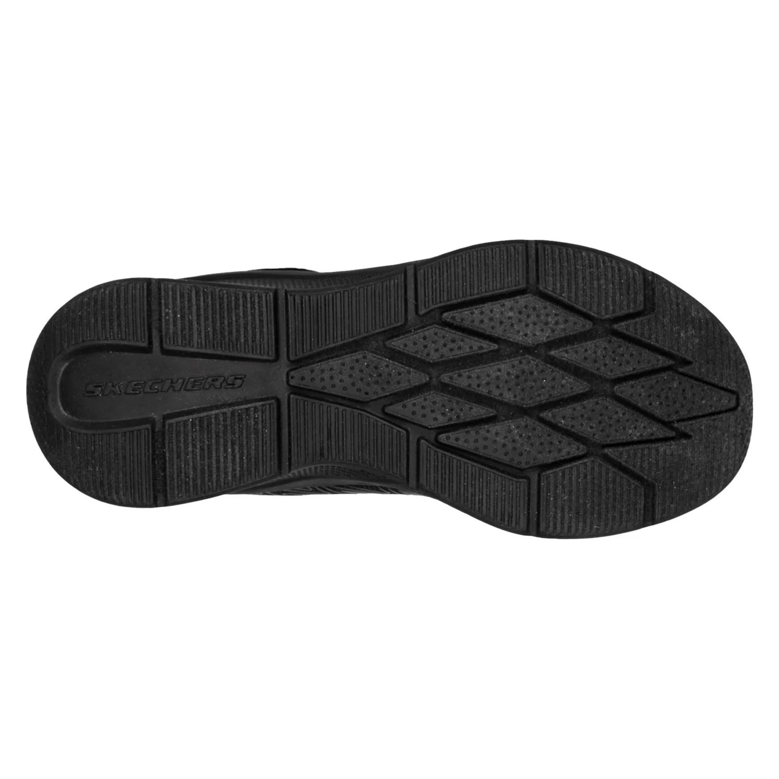 Skechers Microspec Texlor Synthetic Junior Black Trainers - Image 9
