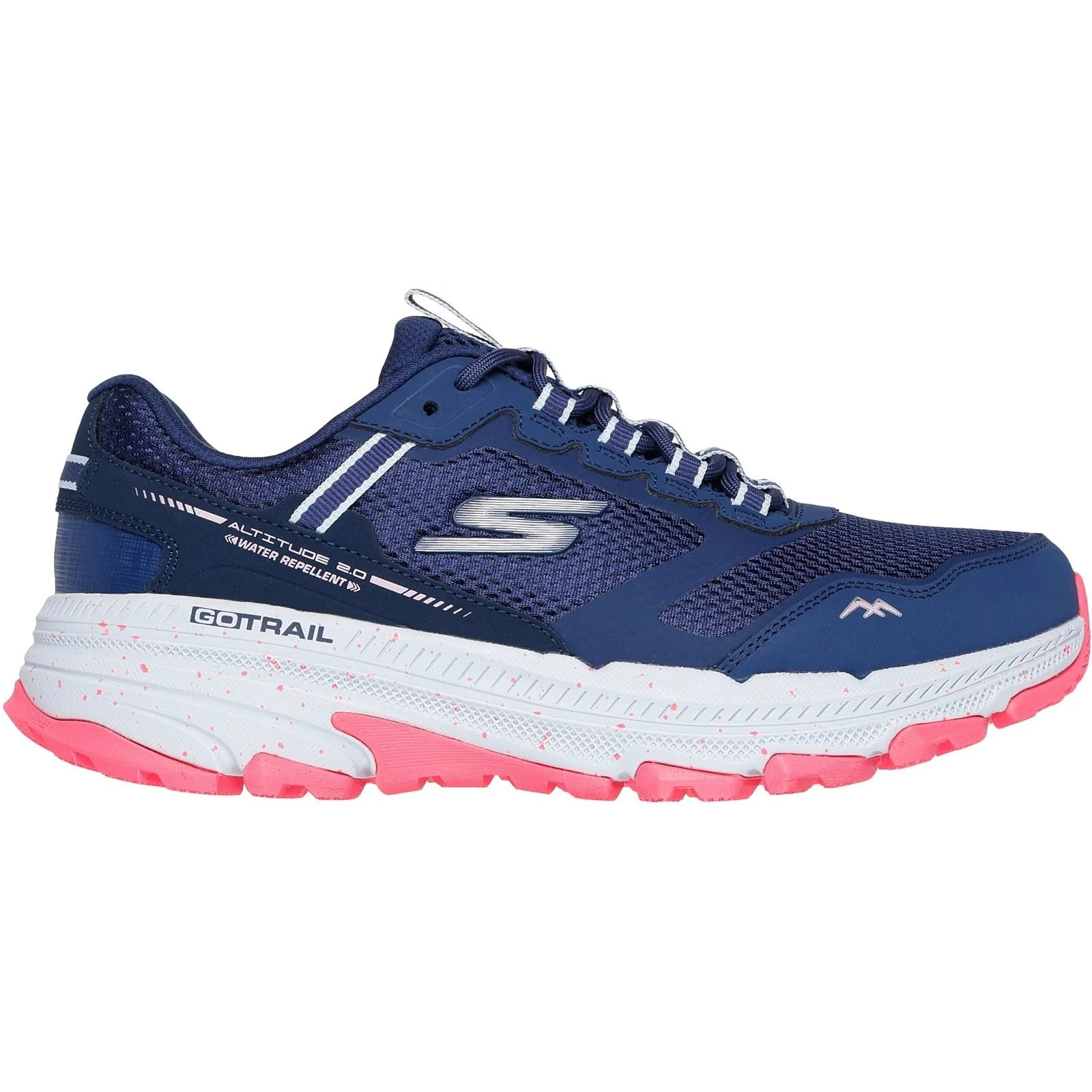 Skechers Performance GO RUN Trail Altitude 2.0 Ravine Leather Women's Navy/Orange Trainers - Image 5