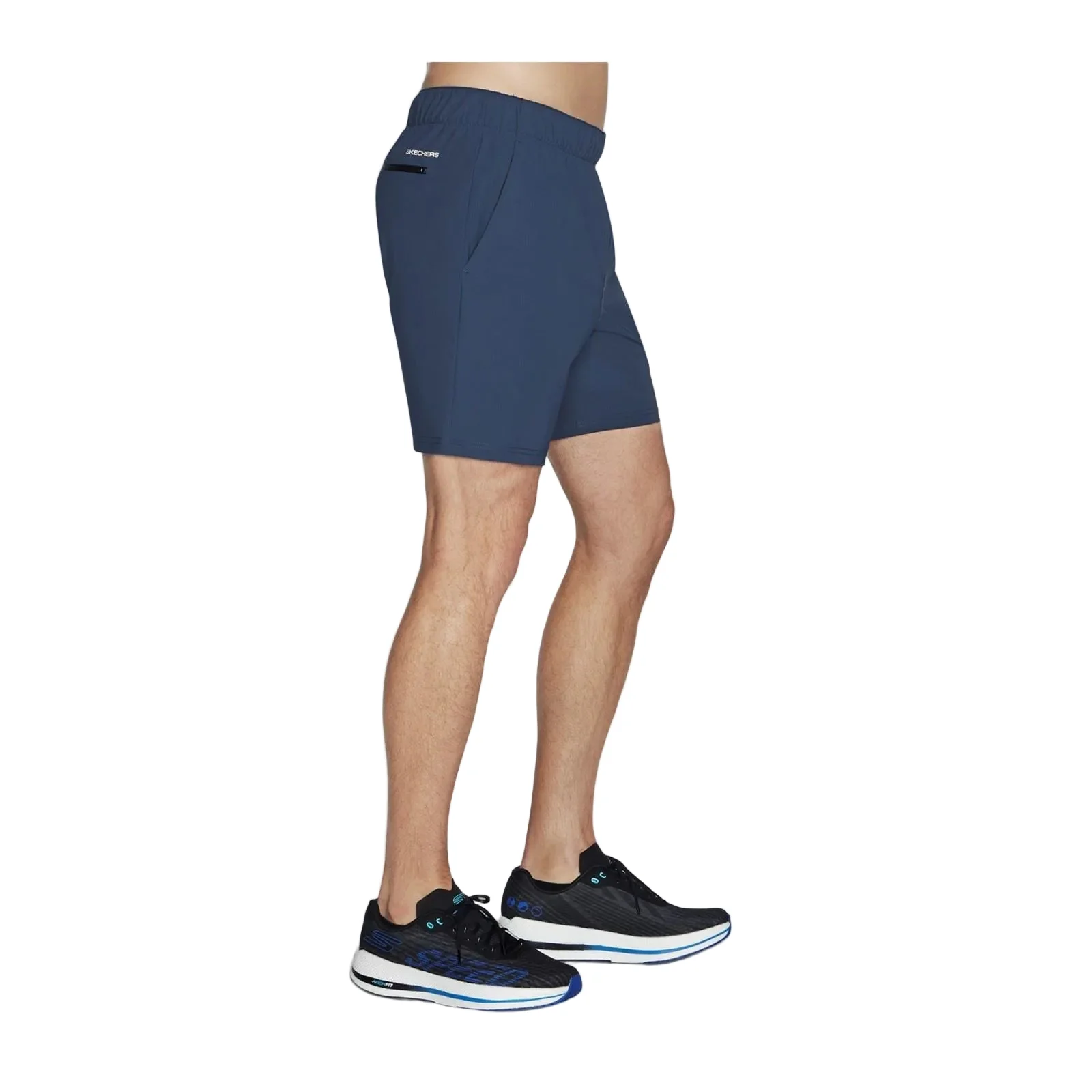 Skechers Performance GOSTRETCH Ultra Nylon Men's Grey Activewear Shorts - Image 4