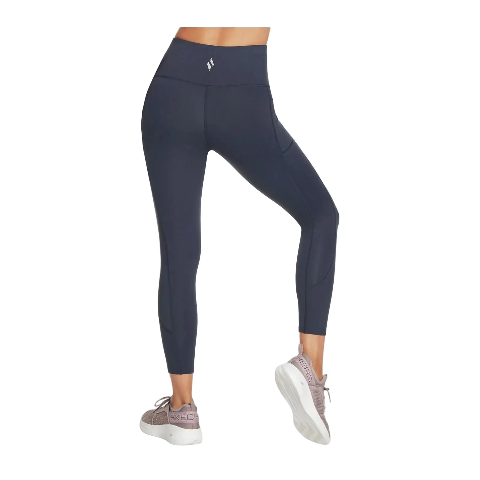 Skechers Performance GOWALK Wear High-Waisted 7/8 Nylon Women's Blue Sports Leggings - Image 2