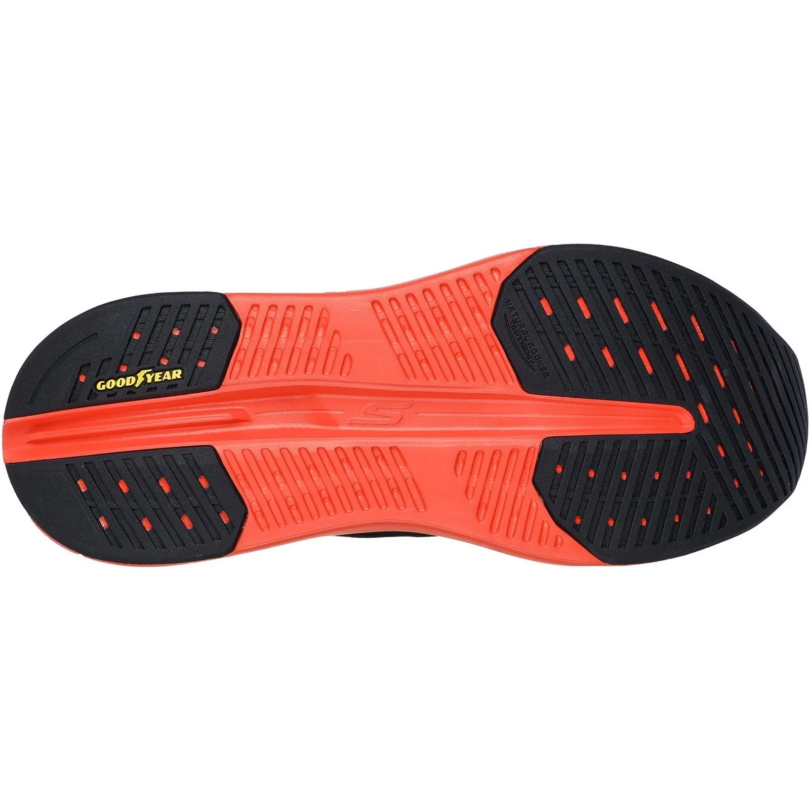 Skechers Performance Max Cushioning Glide-Step Men's Navy/Orange Trainers - Image 3