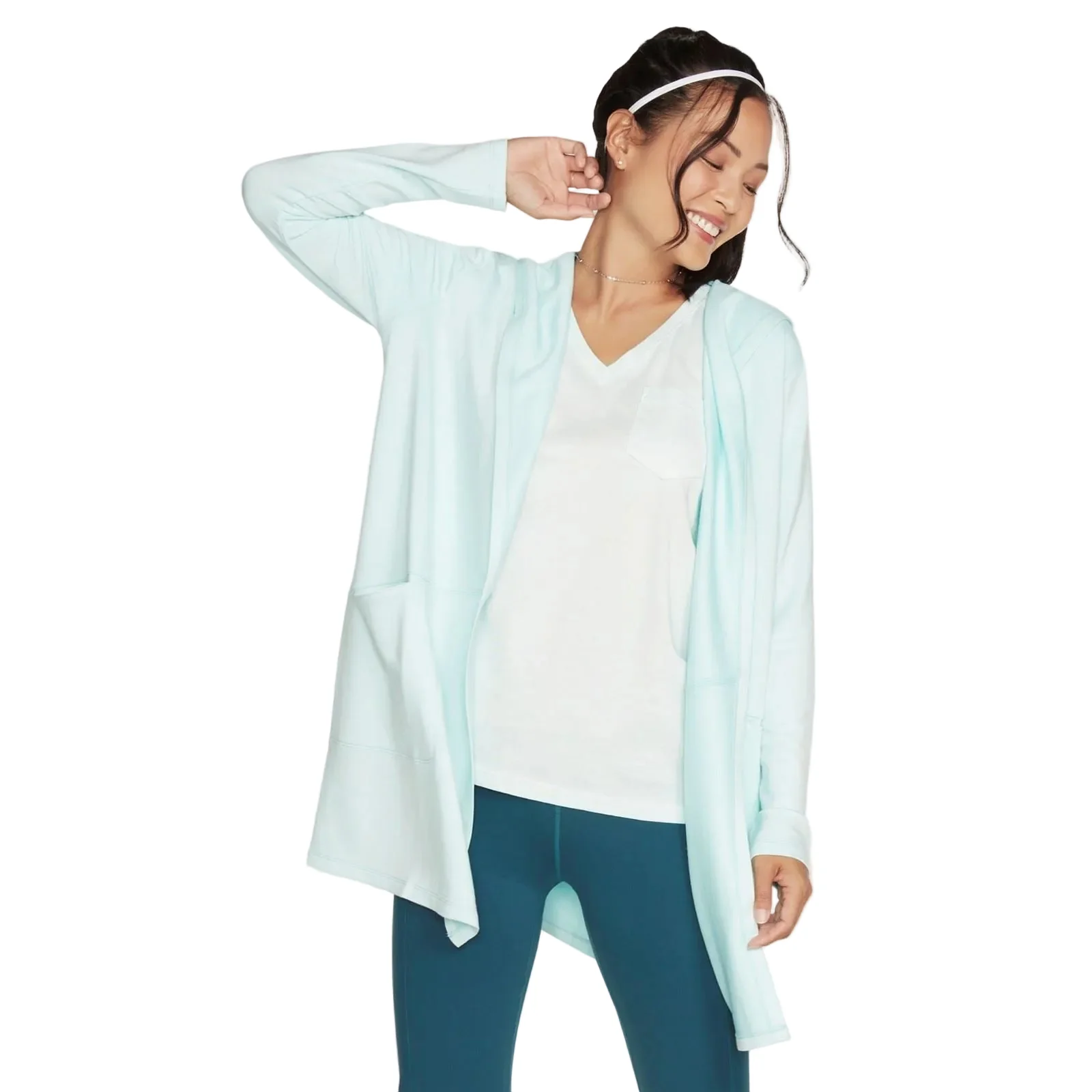 Skechers Performance Restful Women's Blue Cardigans - Image 3