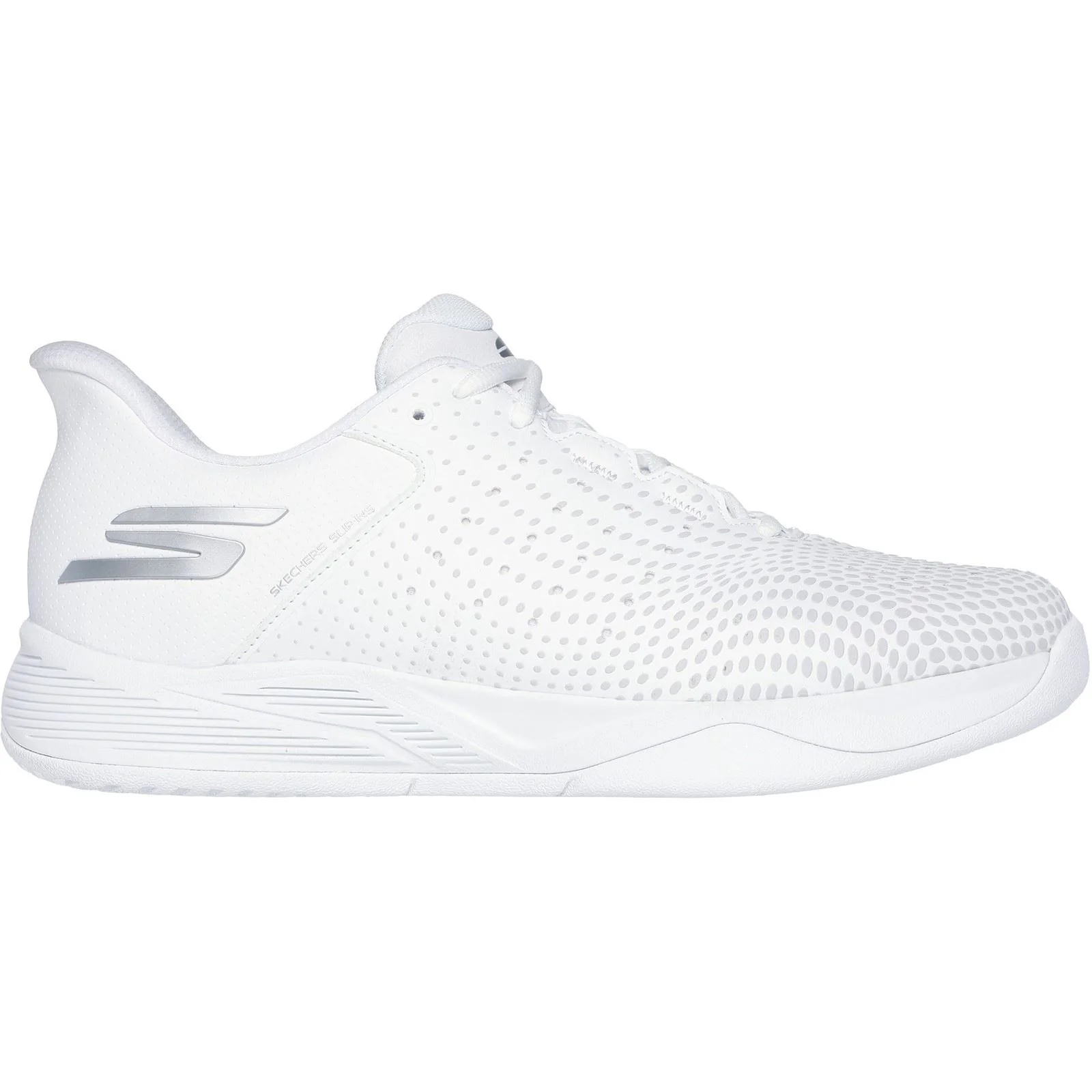 Skechers Performance Slip-ins Relaxed Fit Viper Court Reload Polyurethane Men's White Trainers - Image 5