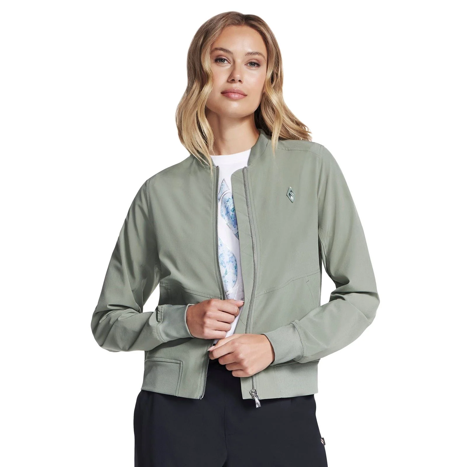 Skechers Performance Uptown Jacket Women's Taupe Jacket - Image 4