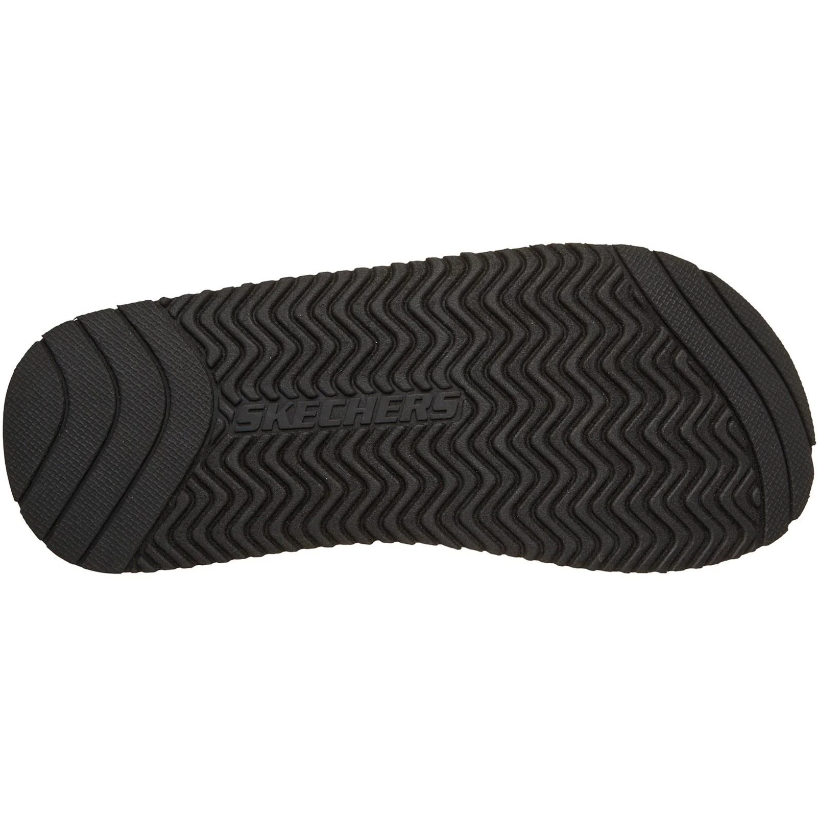 Skechers Quill Textile Men's Black Flip Flops - Image 2