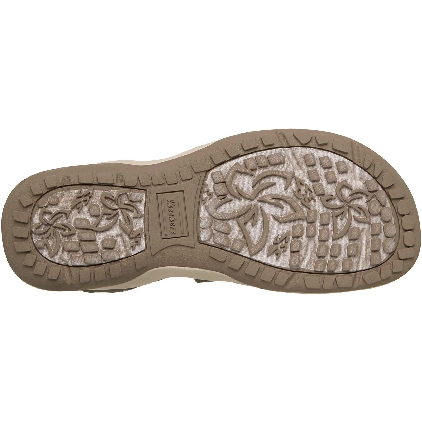 Skechers Reggae Slim Stretch Flex Textile Women's Olive Sandals - Image 2