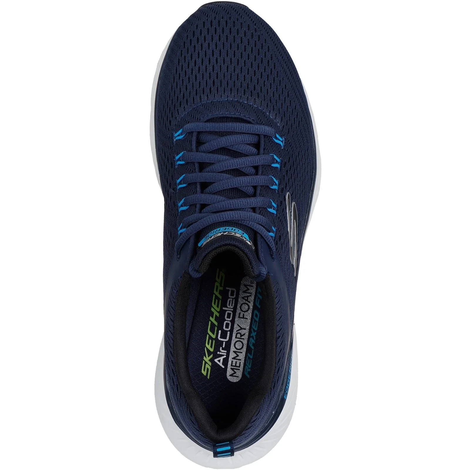 Skechers Relaxed Fit Edgeride Contention Polyester Men's Navy/Blue Trainers - Image 3