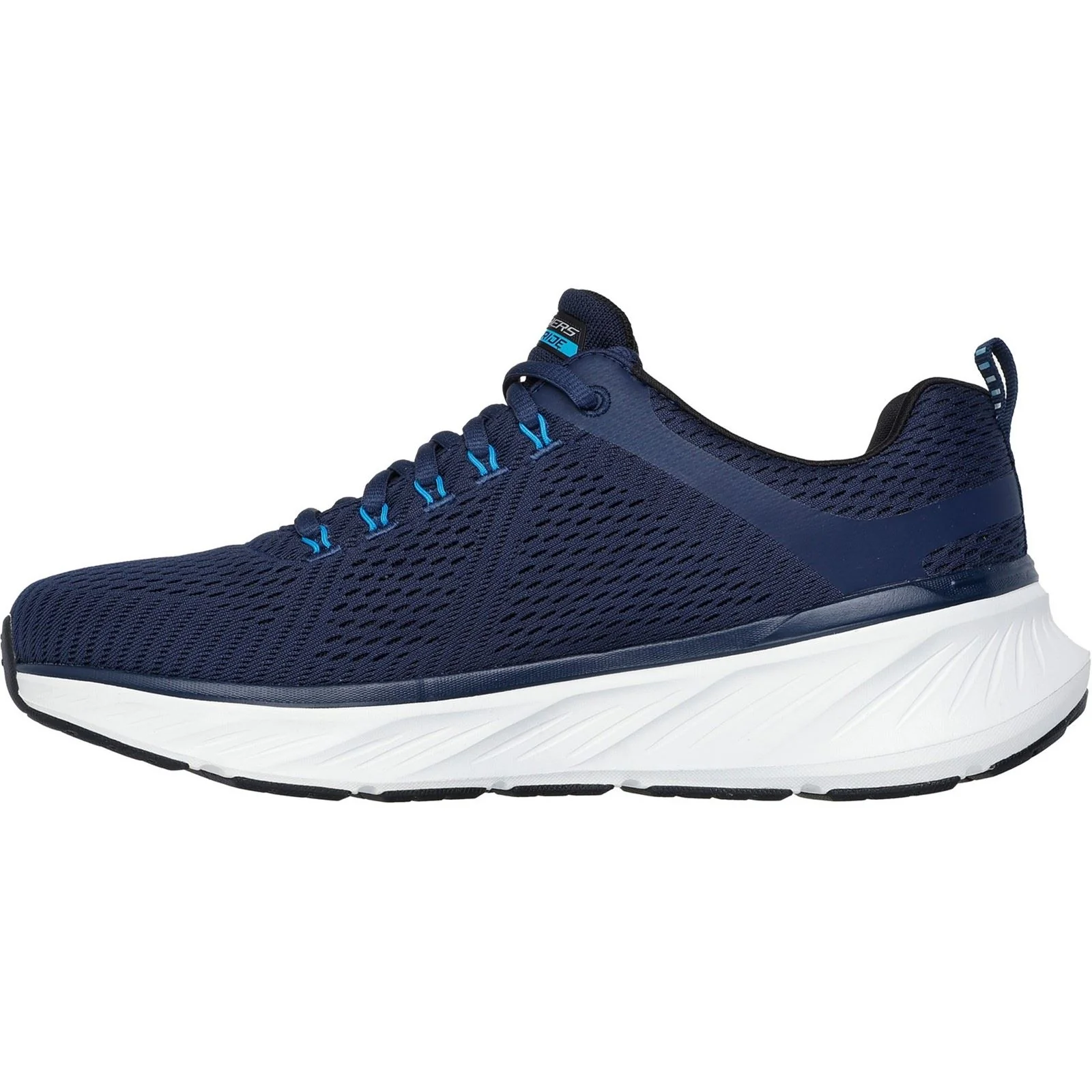 Skechers Relaxed Fit Edgeride Contention Polyester Men's Navy/Blue Trainers - Image 4