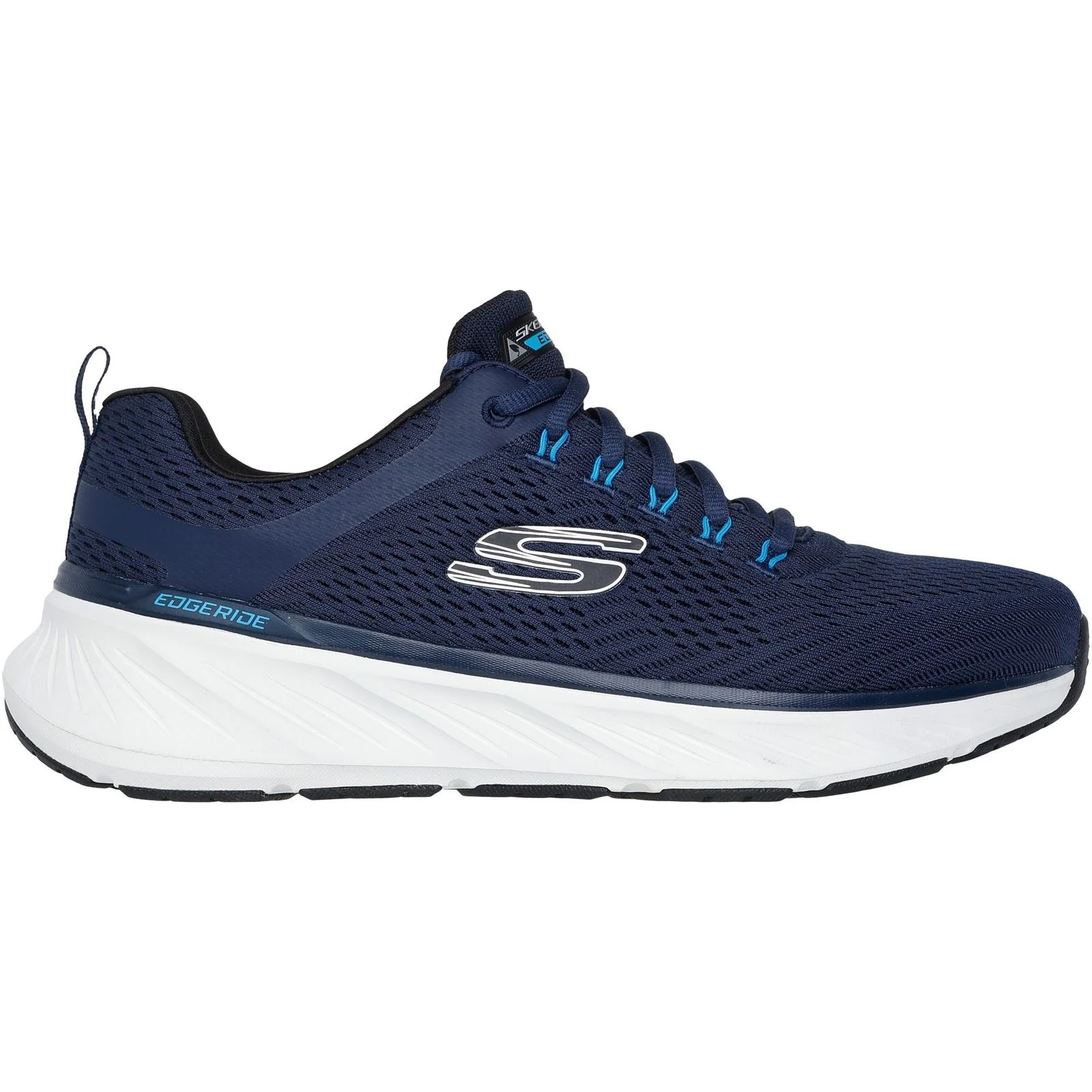 Skechers Relaxed Fit Edgeride Contention Polyester Men's Navy/Blue Trainers - Image 5