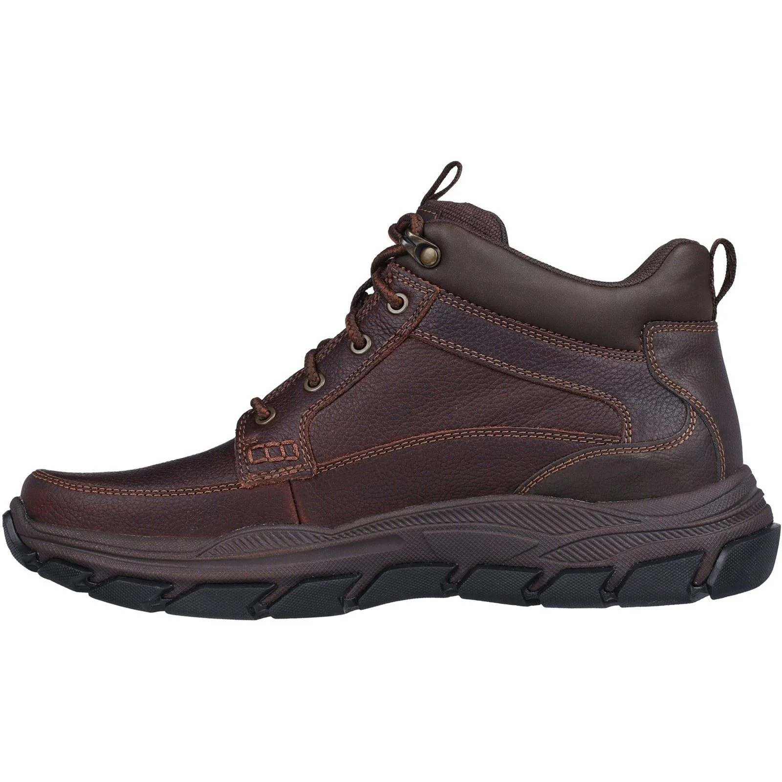 Skechers Respected Boswell Synthetic Men's Red/Brown Hiking Boots - Image 4