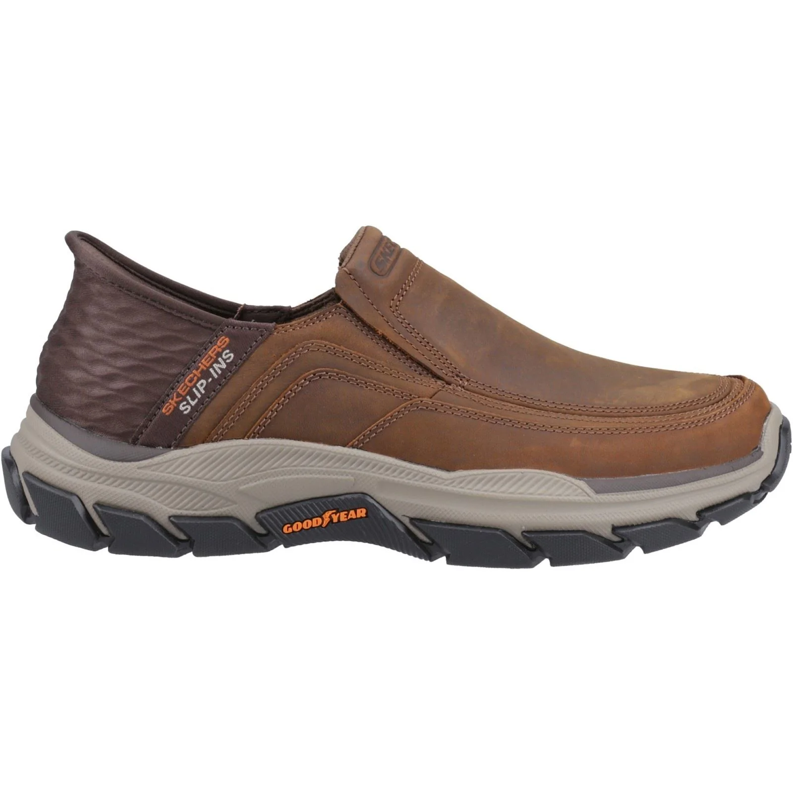 Skechers Men's Respected Elgin Shoes in Dark Brown - Image 5