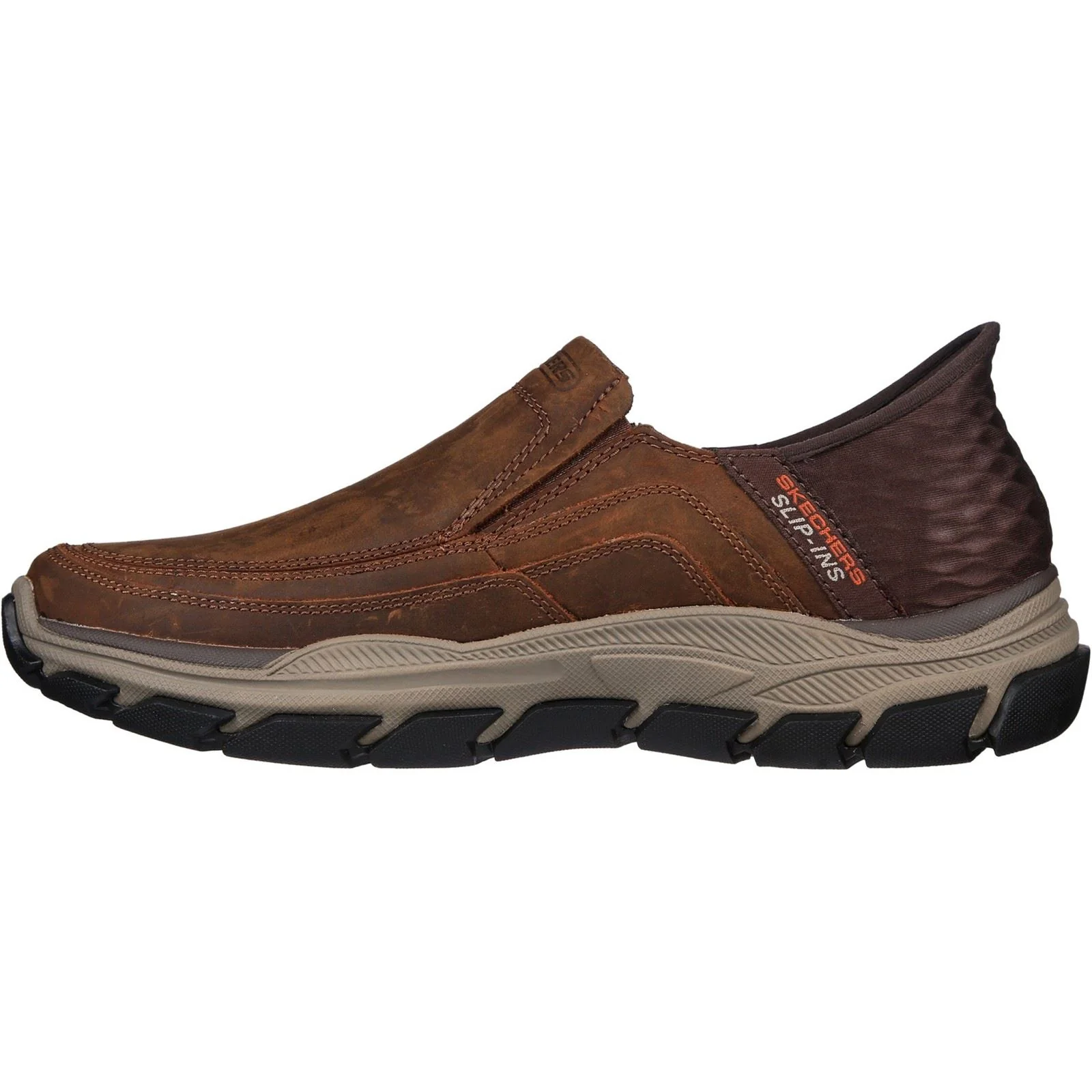 Skechers Men's Respected Elgin Shoes in Dark Brown - Image 4