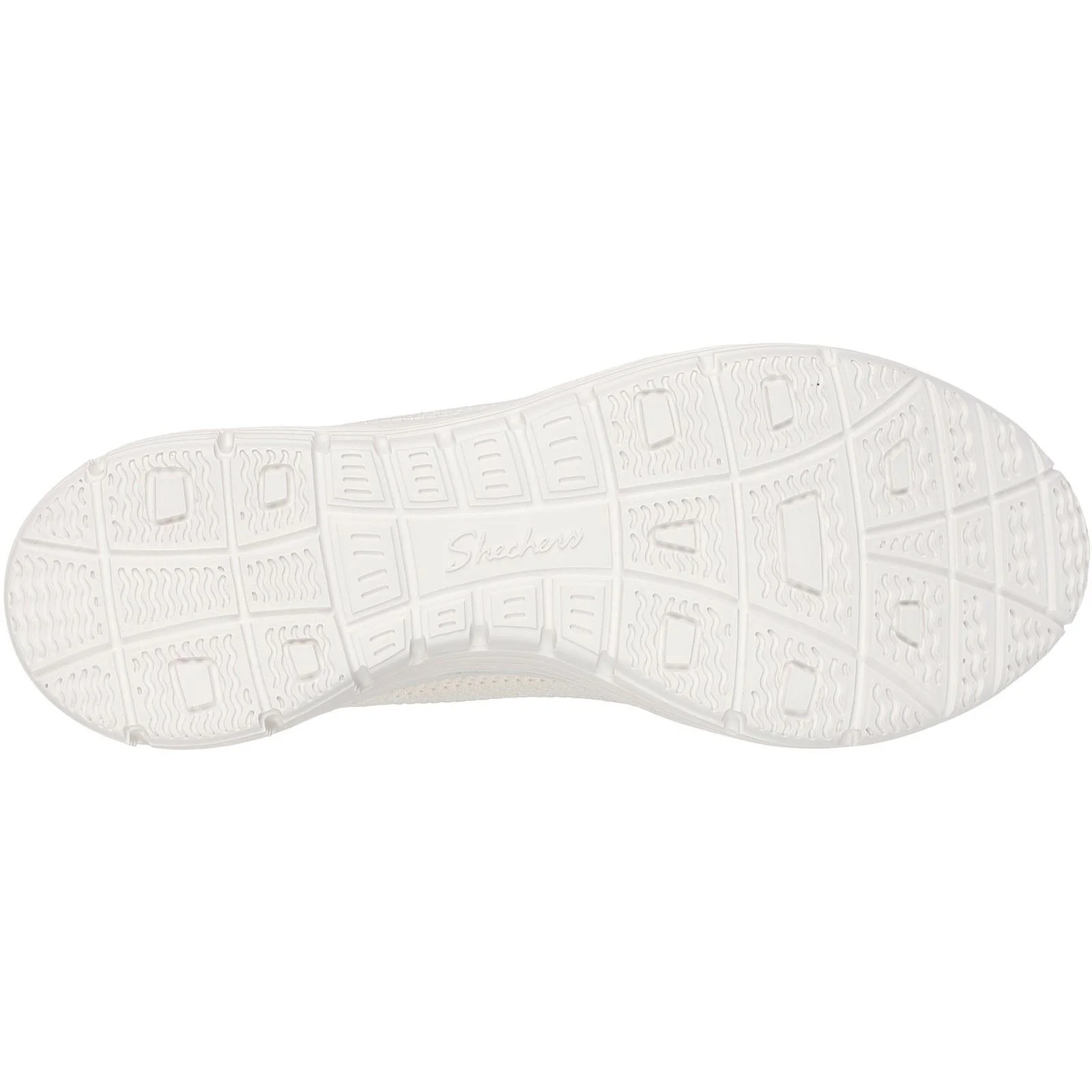 Skechers Seager Believe It Textile Women's Off White Trainers - Image 2