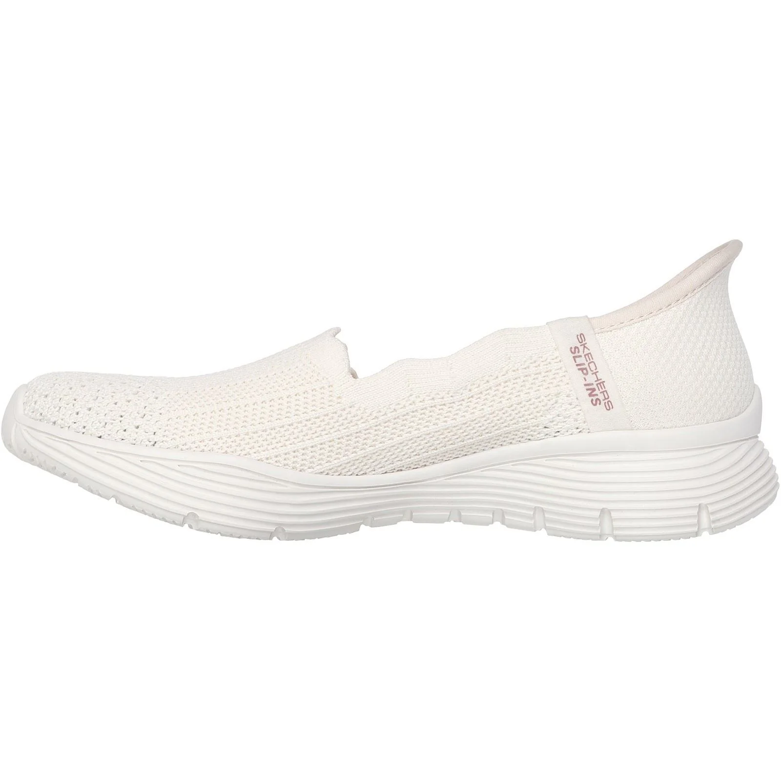 Skechers Seager Believe It Textile Women's Off White Trainers - Image 4