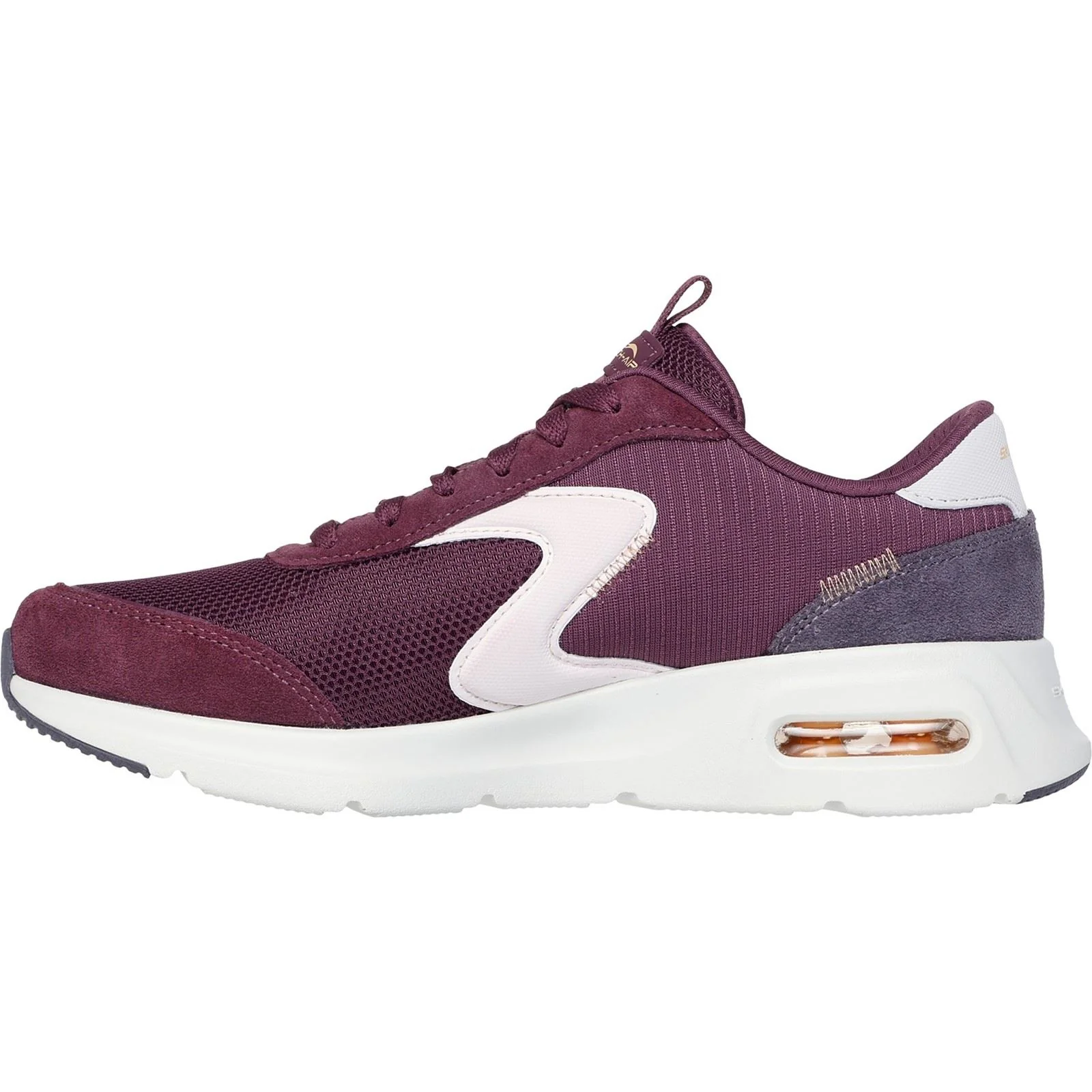 Skechers Women's Skech-Air Court Air Wave Trainers in Burgundy/Multi - Image 4