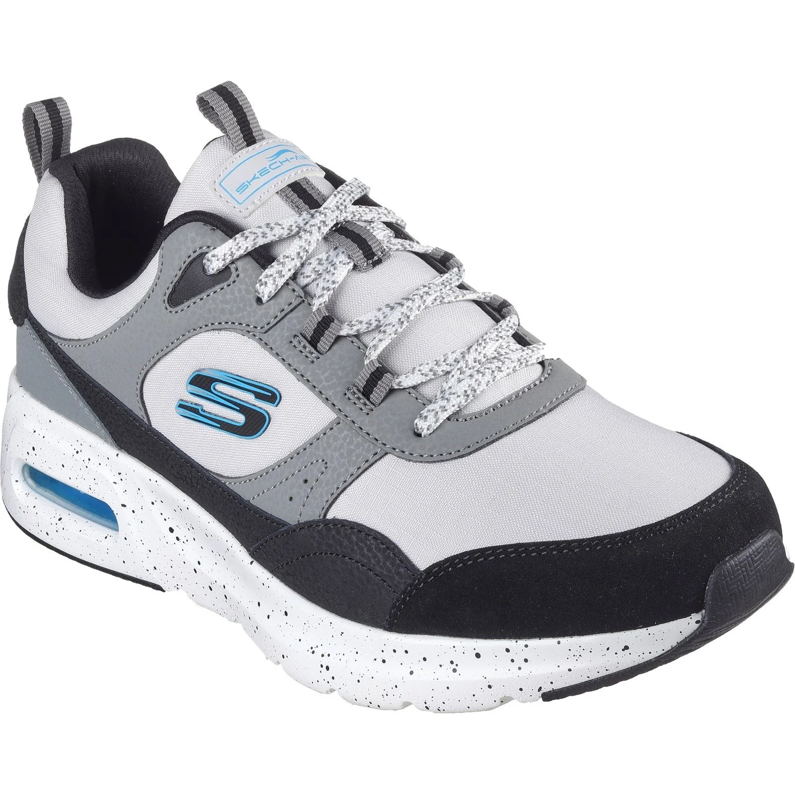 Skechers Men's Skech-Air Court - Yatton Trainer in Grey/Multi