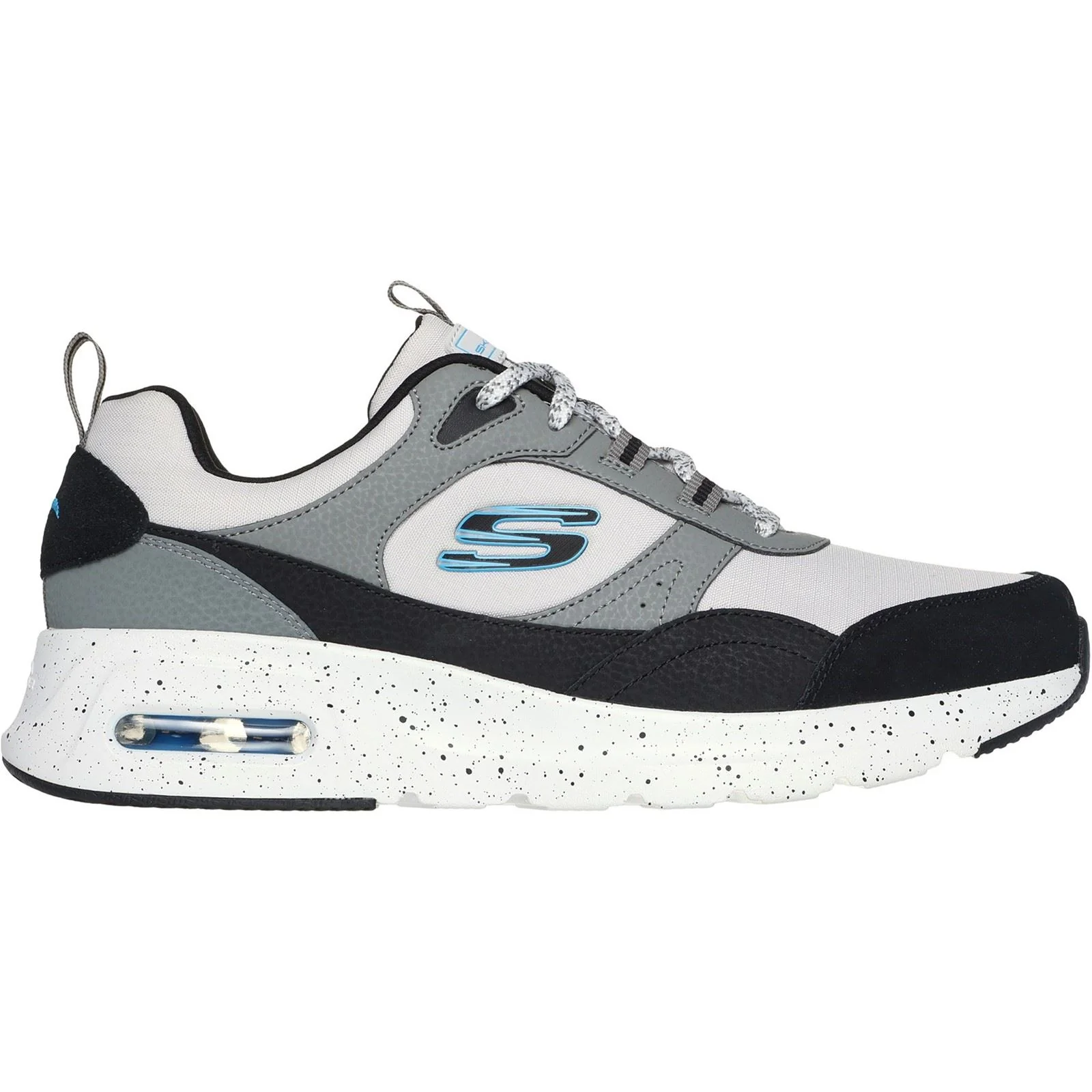 Skechers Men's Skech-Air Court - Yatton Trainer in Grey/Multi - Image 5