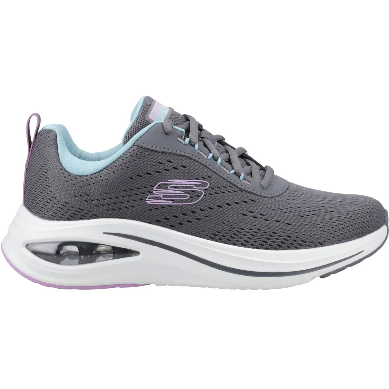 Skechers Women's Skech-Air Meta - Aired Out Trainer in Charcoal/Multi - Image 6
