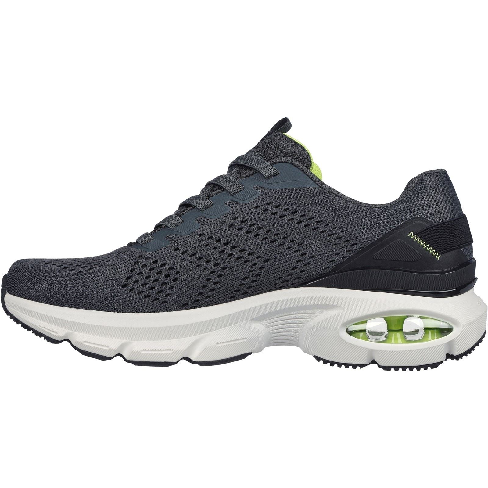 Skechers Men's Skech-Air Ventura Trainer in Charcoal/Lime - Image 4