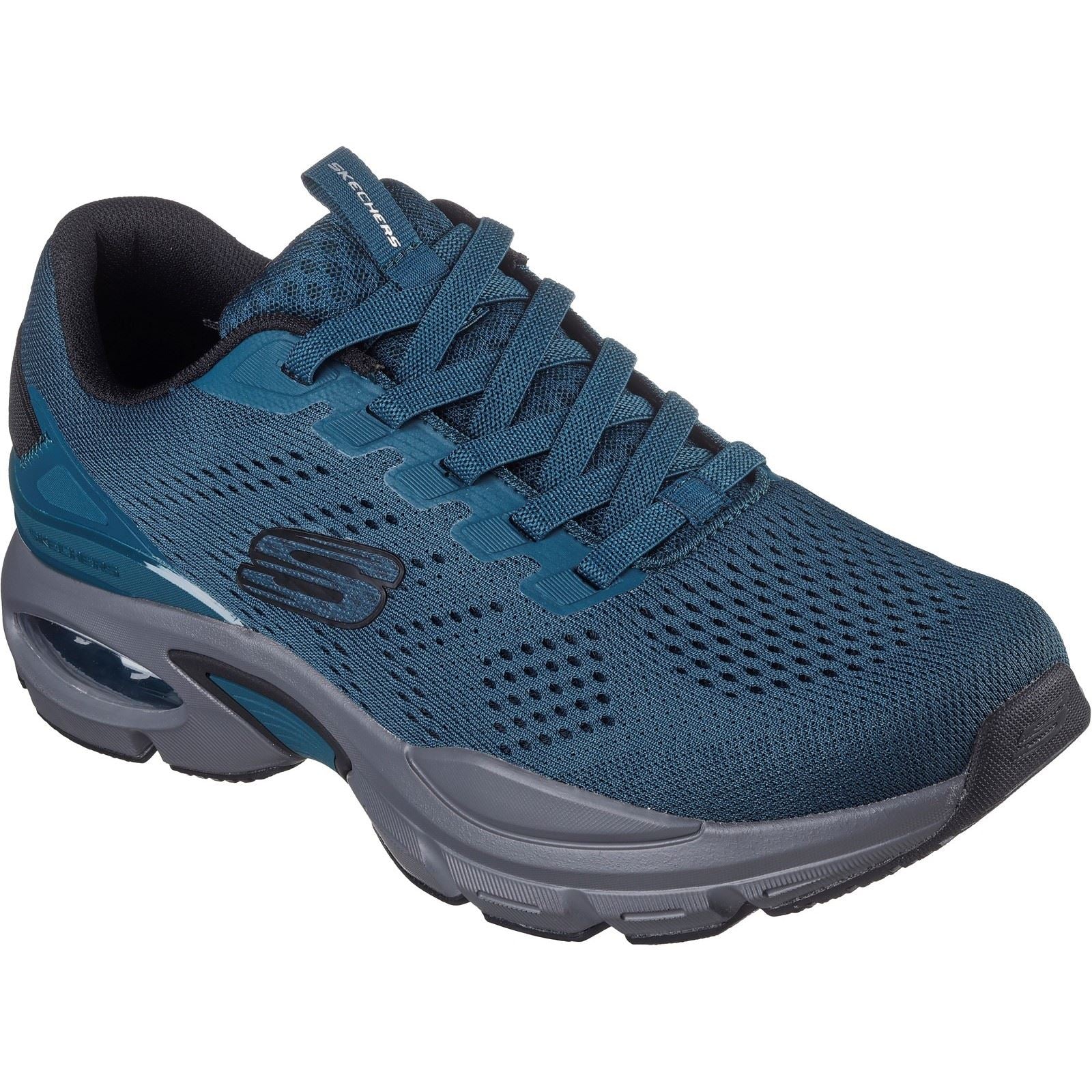 Skechers Men's Skech-Air Ventura Trainer in Teal/Black