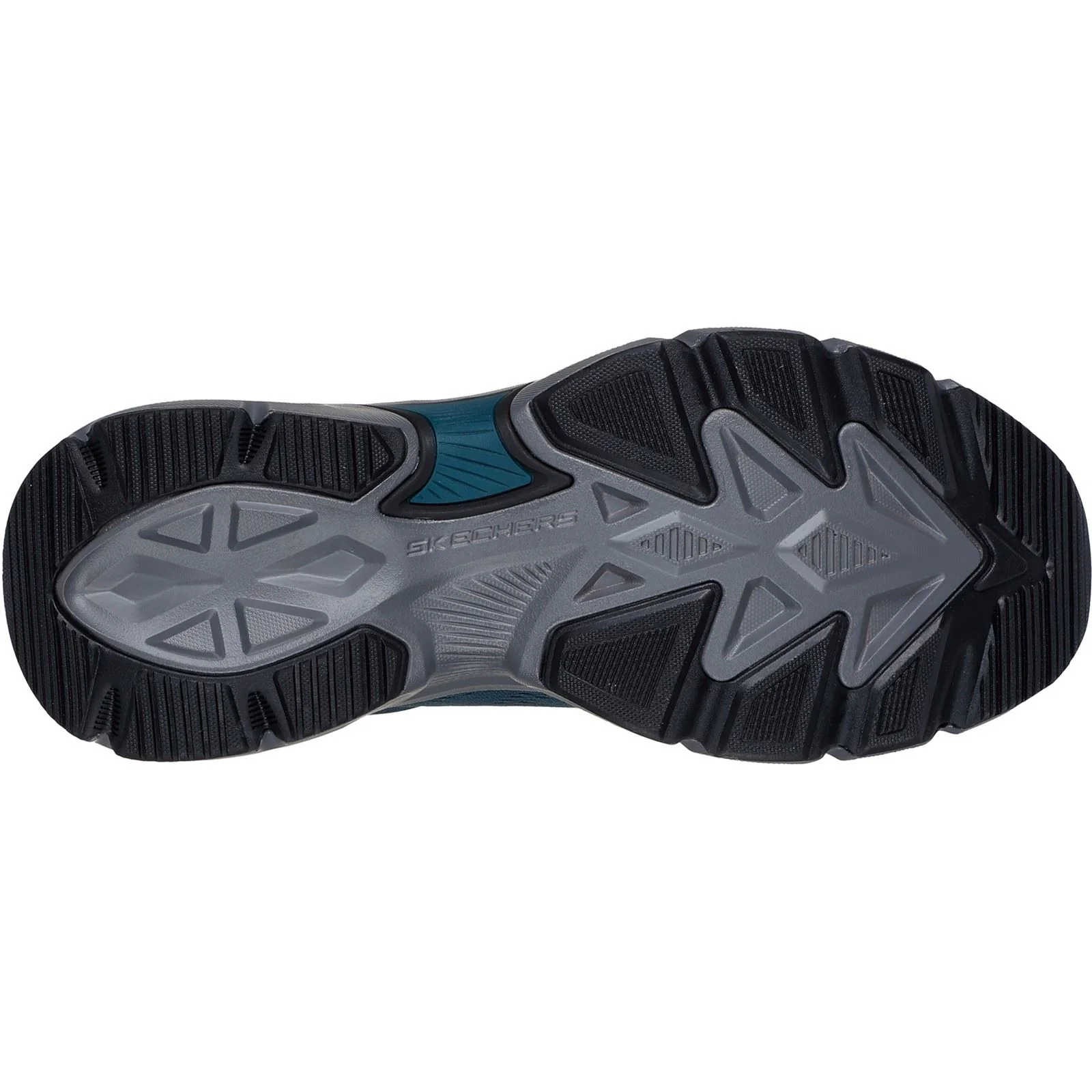 Skechers Men's Skech-Air Ventura Trainer in Teal/Black - Image 2