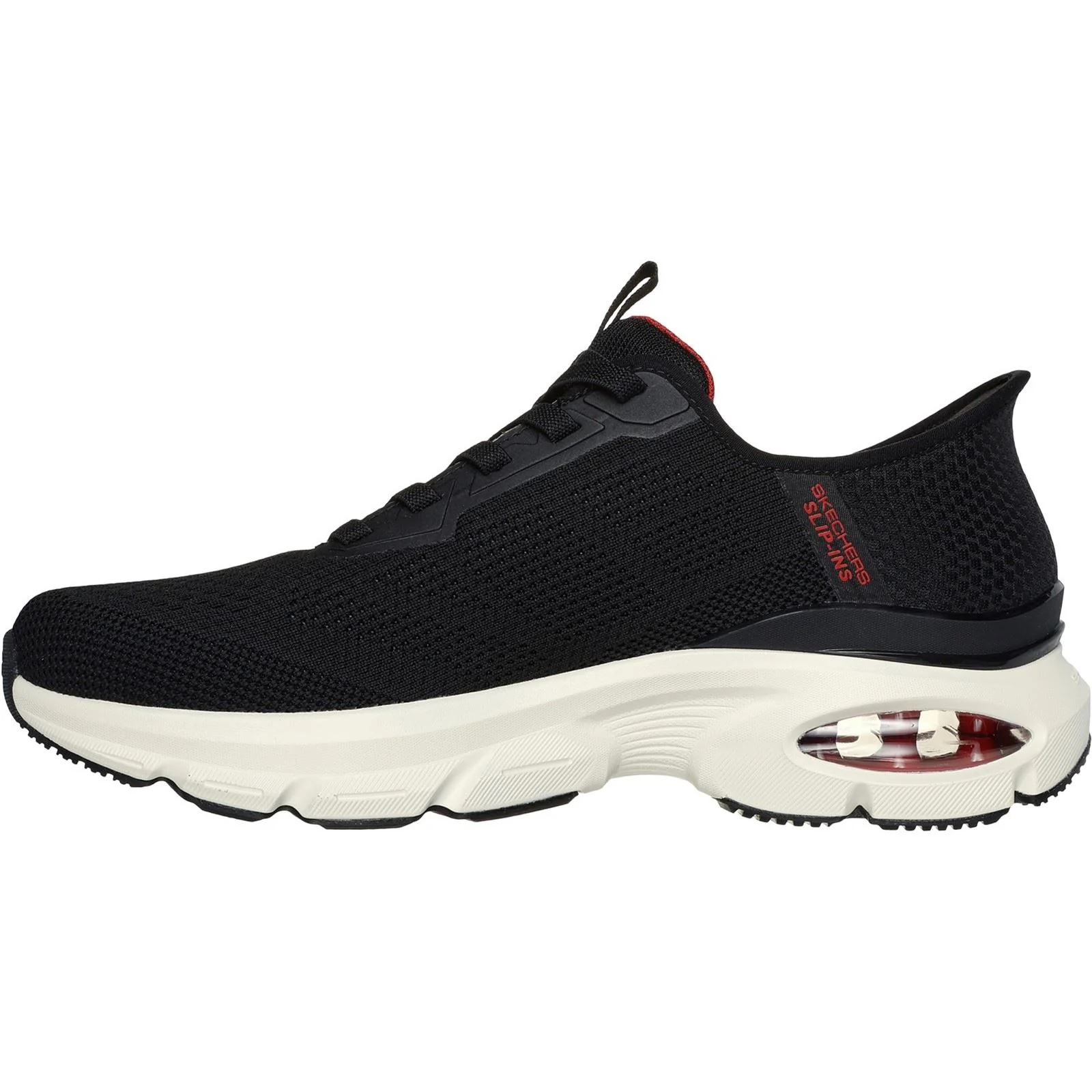 Skechers Men's Skech-Air Ventura Vanderway Shoes in Black/Red - Image 4